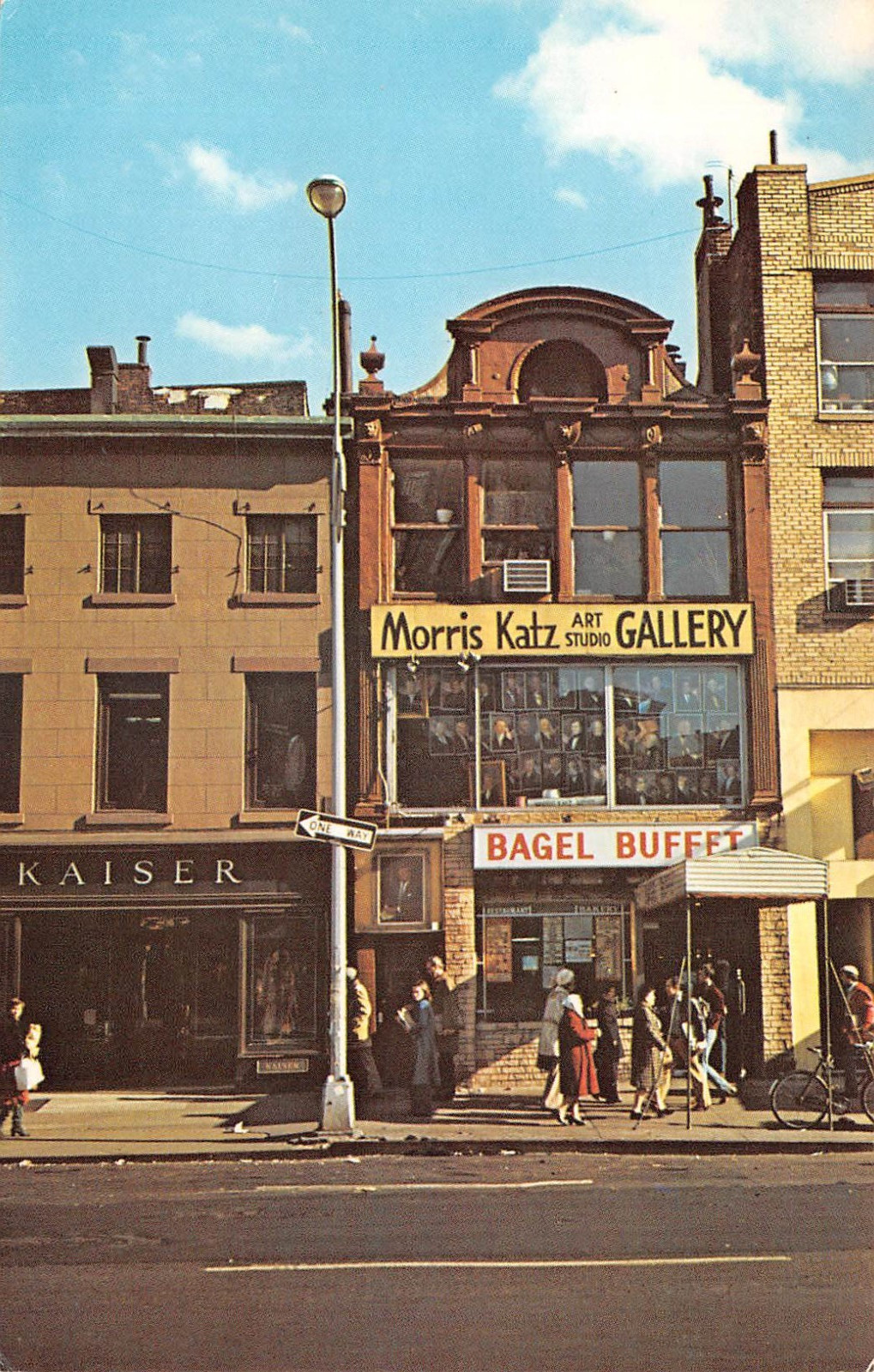 Morris Katz Art Studio New York City 1978 Chrome Postcard