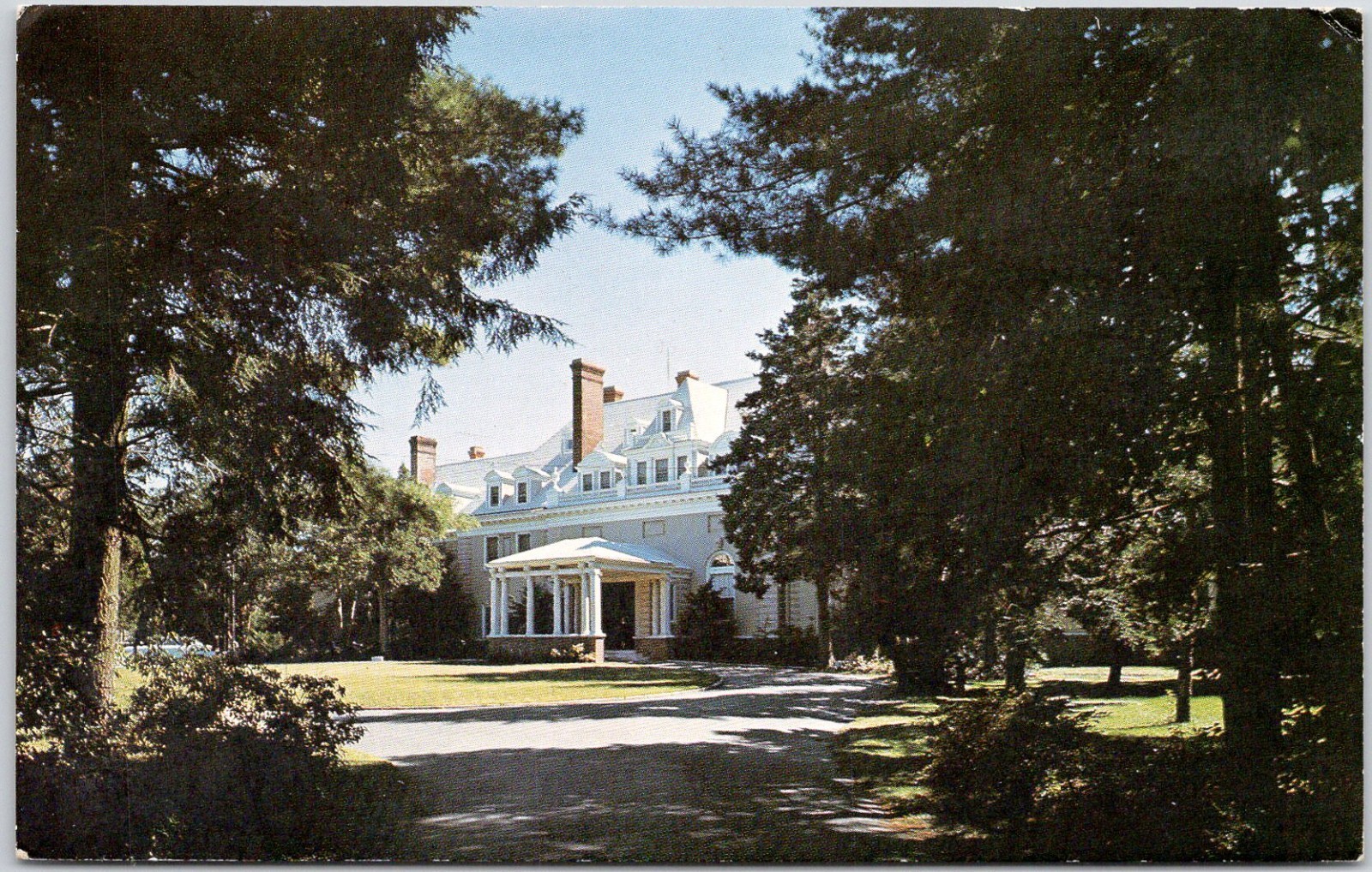 George Jay Gould Mansion Georgian Court College Lakewood NJ Postcard