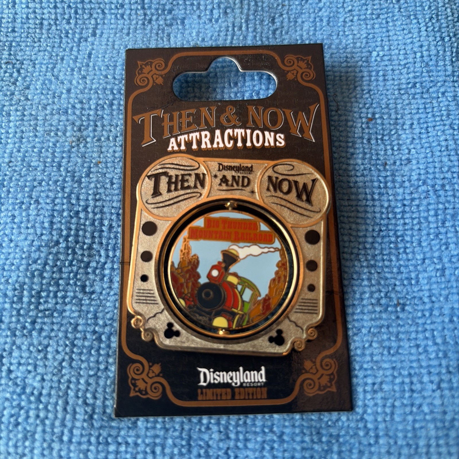 Disneyland Then & Now Nature's Wonderland/Big Thunder Pin LE 1000