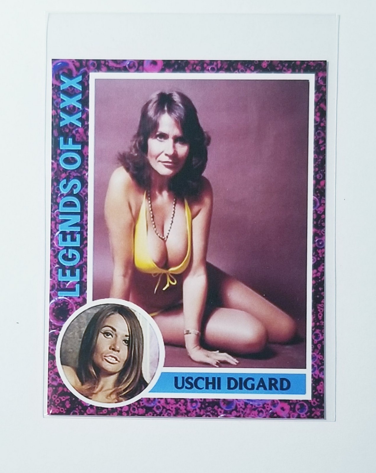 USCHI DIGARD LEGENDS OF XXX CUSTOM NOVELTY ART CARD WITH BACK