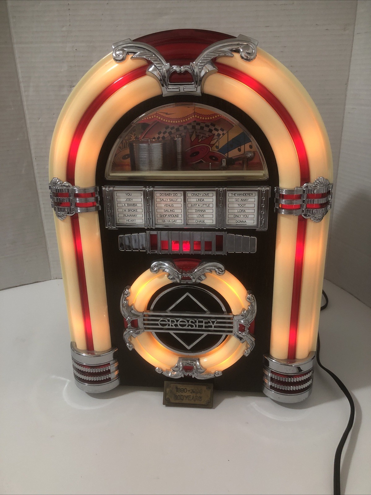 Crosley CR11 Limited Edition Jukebox AM/FM Radio - Retro 1950s Style
