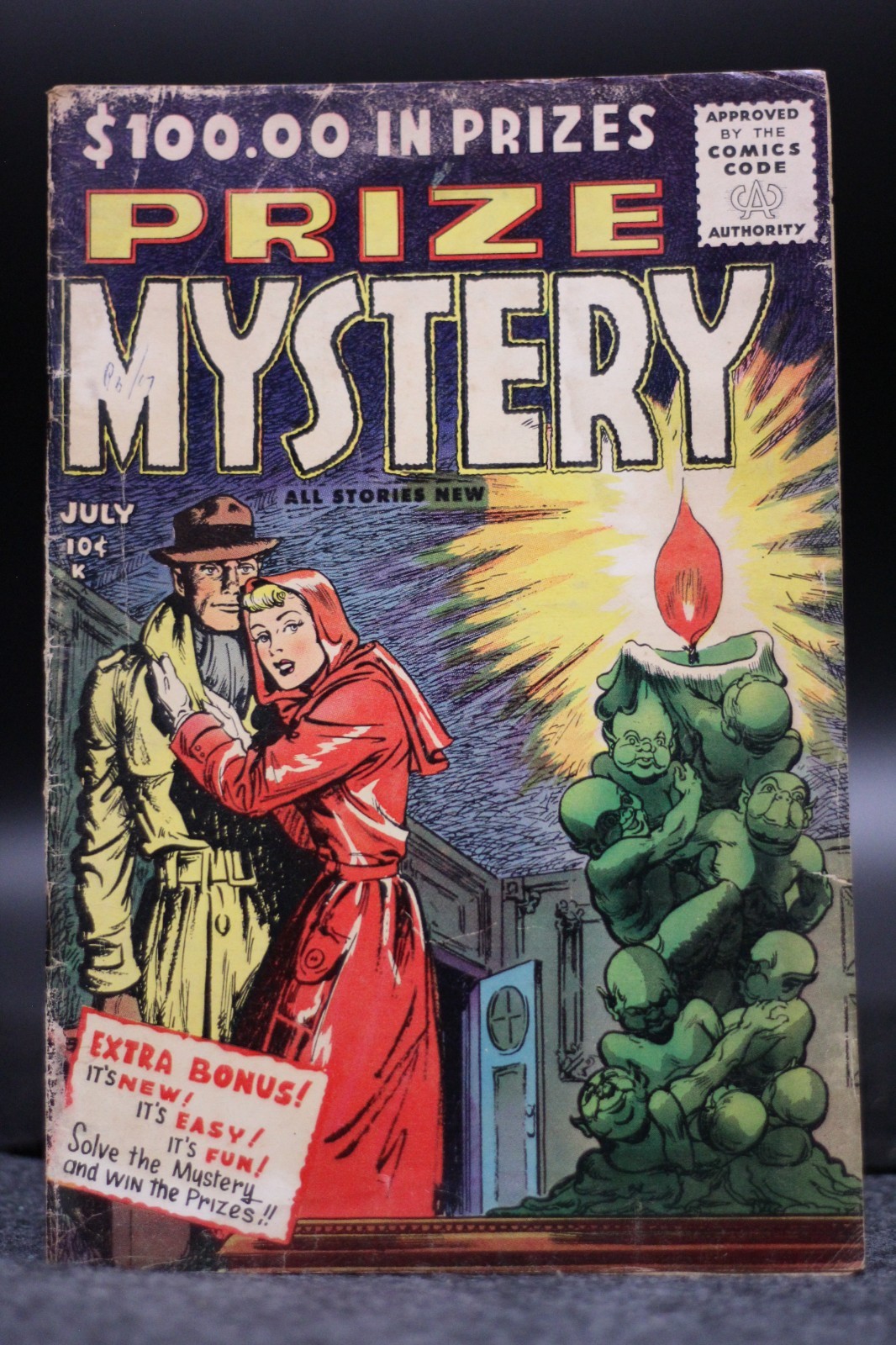 Prize Mystery (1955) #2 Key Publications Horror Sal Trapani Eugene Hughes GD+