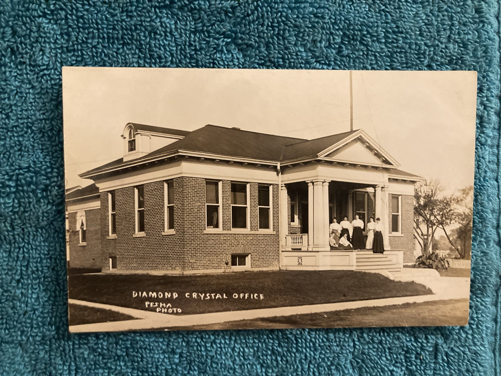 RPPC St Clair Michigan Diamond Crystal Salt Co Offices Pesha Photo Unposted 1910