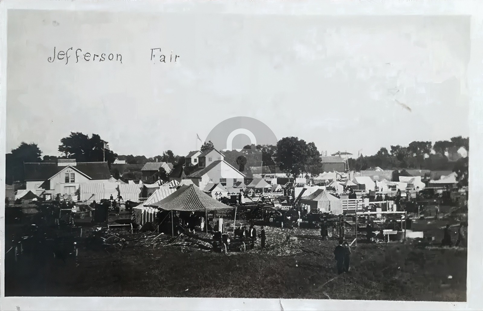 Jefferson County Fair Wisconsin WI 1908 RPPC Photo Postcard COPY