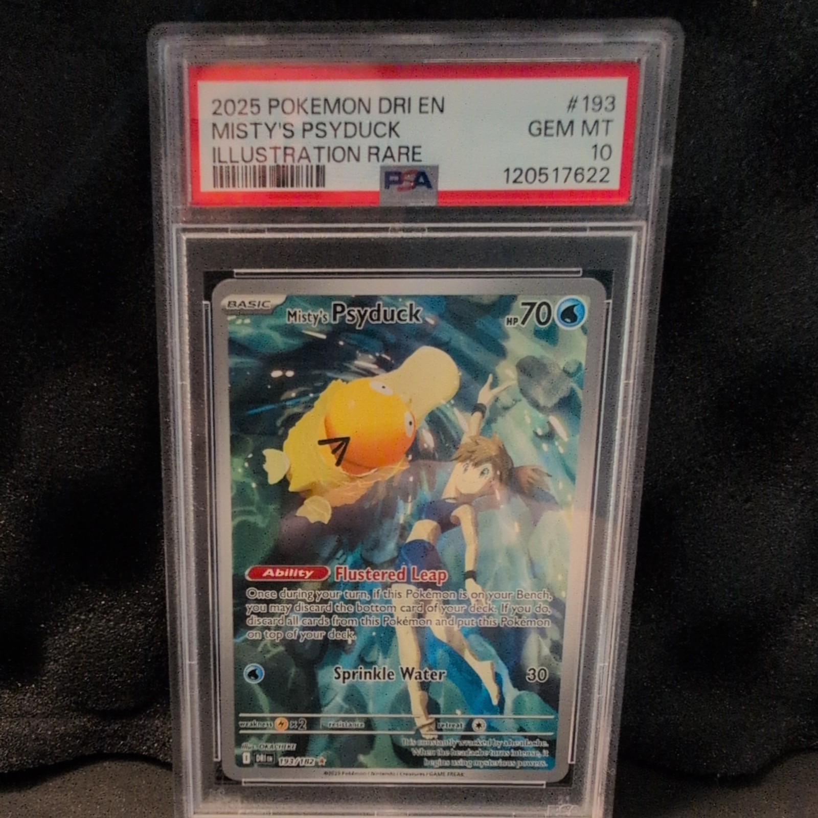 PSA 10 Misty\'s Psyduck #193/182 IR - Destined Rivals Pokémon