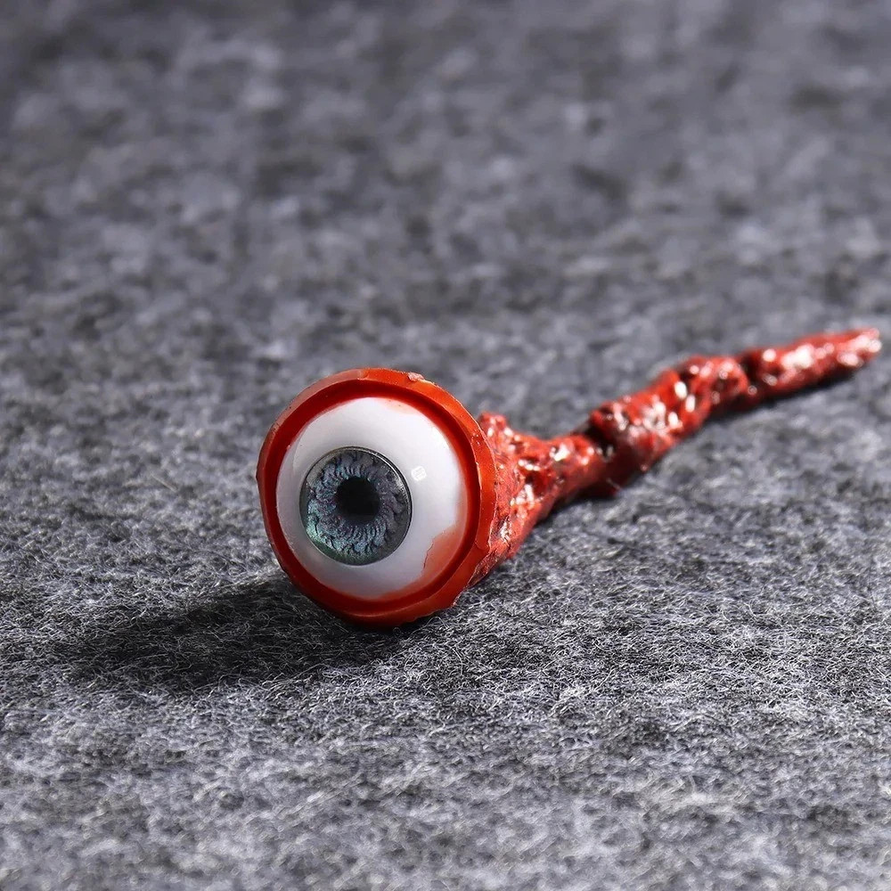 2pcs Halloween Horror Movie Prop Ripped Out Eyeball Halloween Fake Eyeball Prop