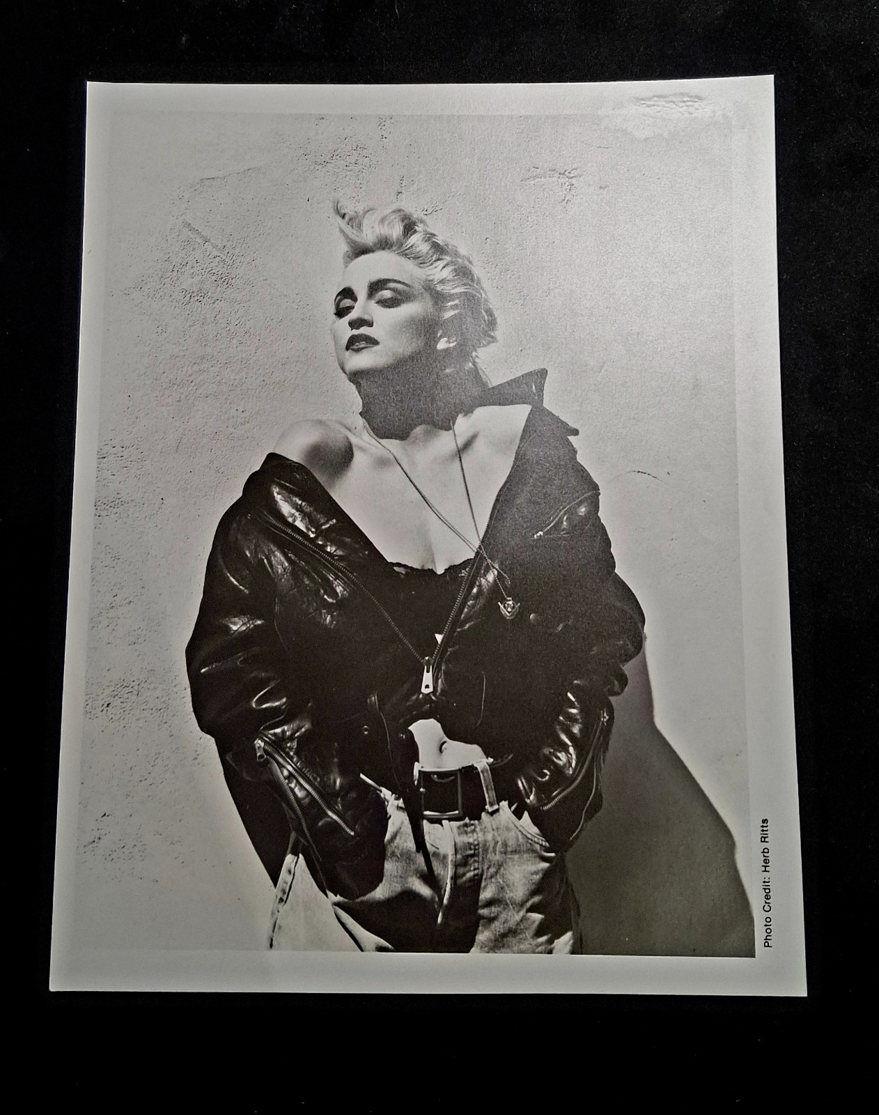MADONNA,1986 8X10 Matte photo by Herb Ritts.