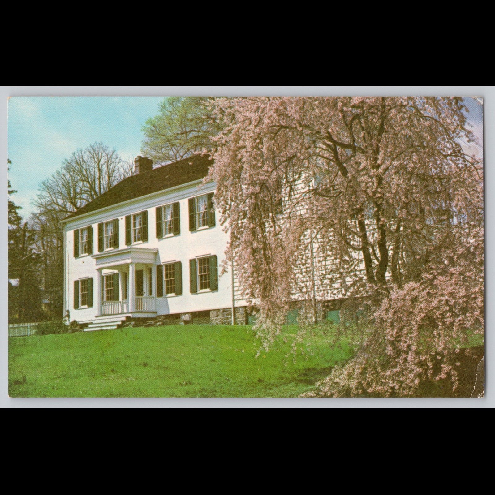 Postcard Speedwell Home of Stephen Vail Morristown NJ