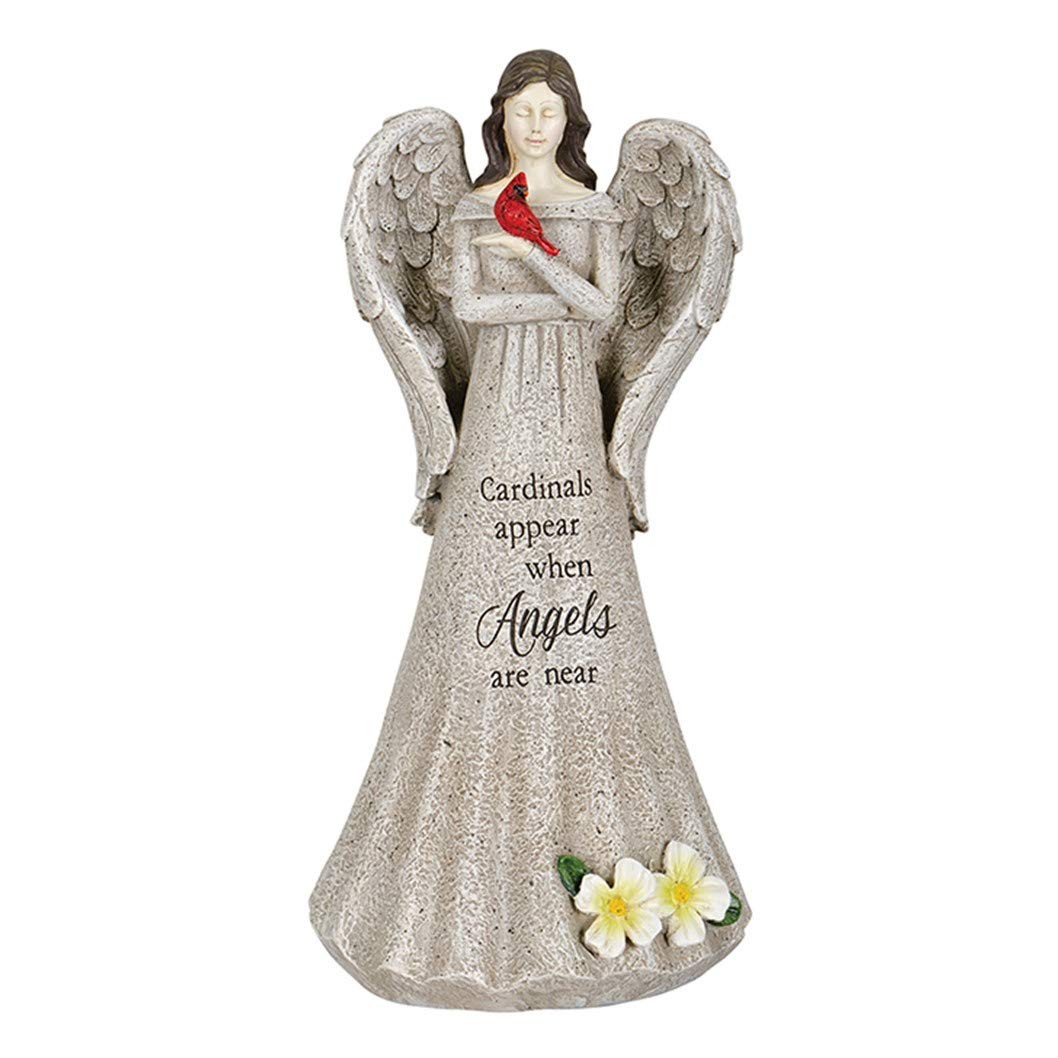 Carson Home Accents Angels are Near Cardinal Memorial Statue Resin Multicolor