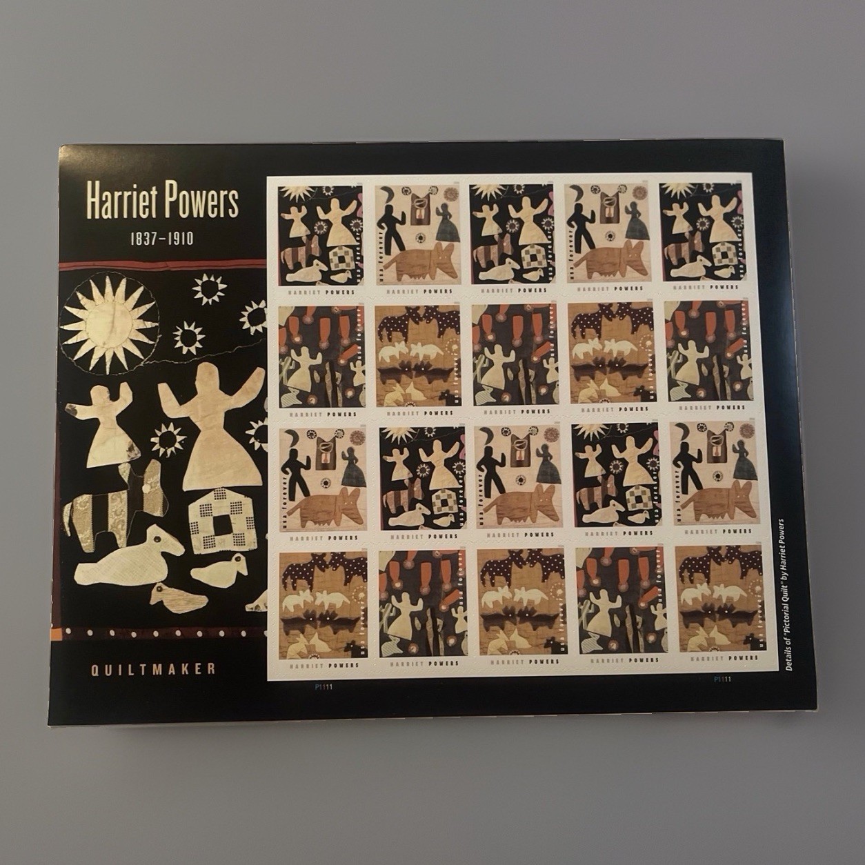 2026 USPS SHEET OF 20 FIRST CLASS LETTER STAMPS HARRIETT POWERS 82¢