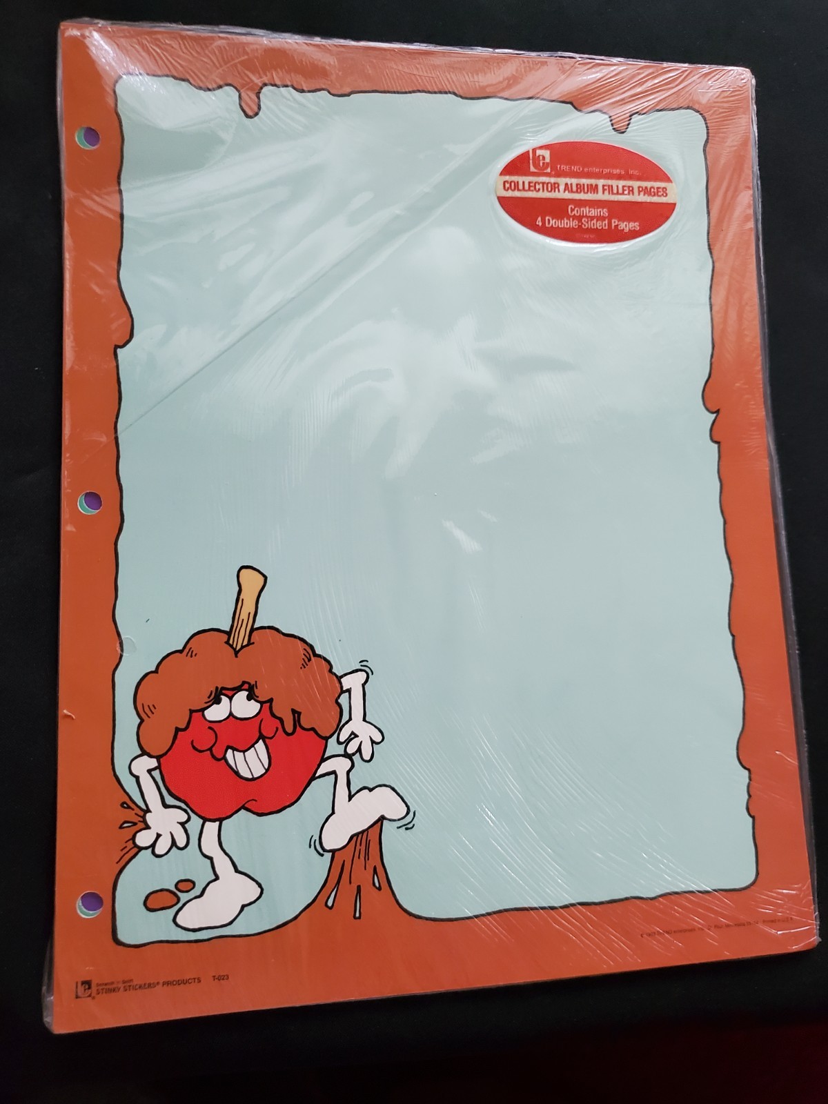 Vtg Trend Enterprises Collector Album Filler Pages Carmel apple/pizza NEW