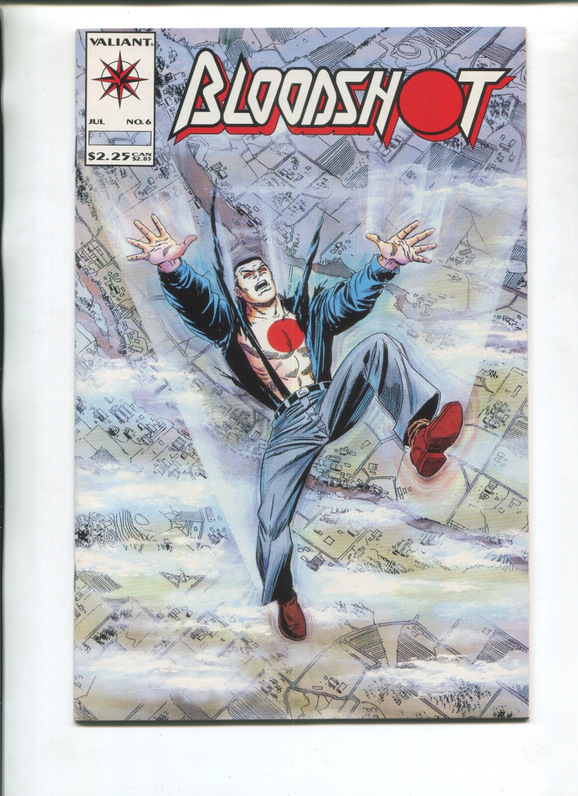 BLOODSHOT 6 X2 BOTH MINT(9.8-9.9) V1 VALIANT 1993 1ST CAMEO OF NINJAK WOW
