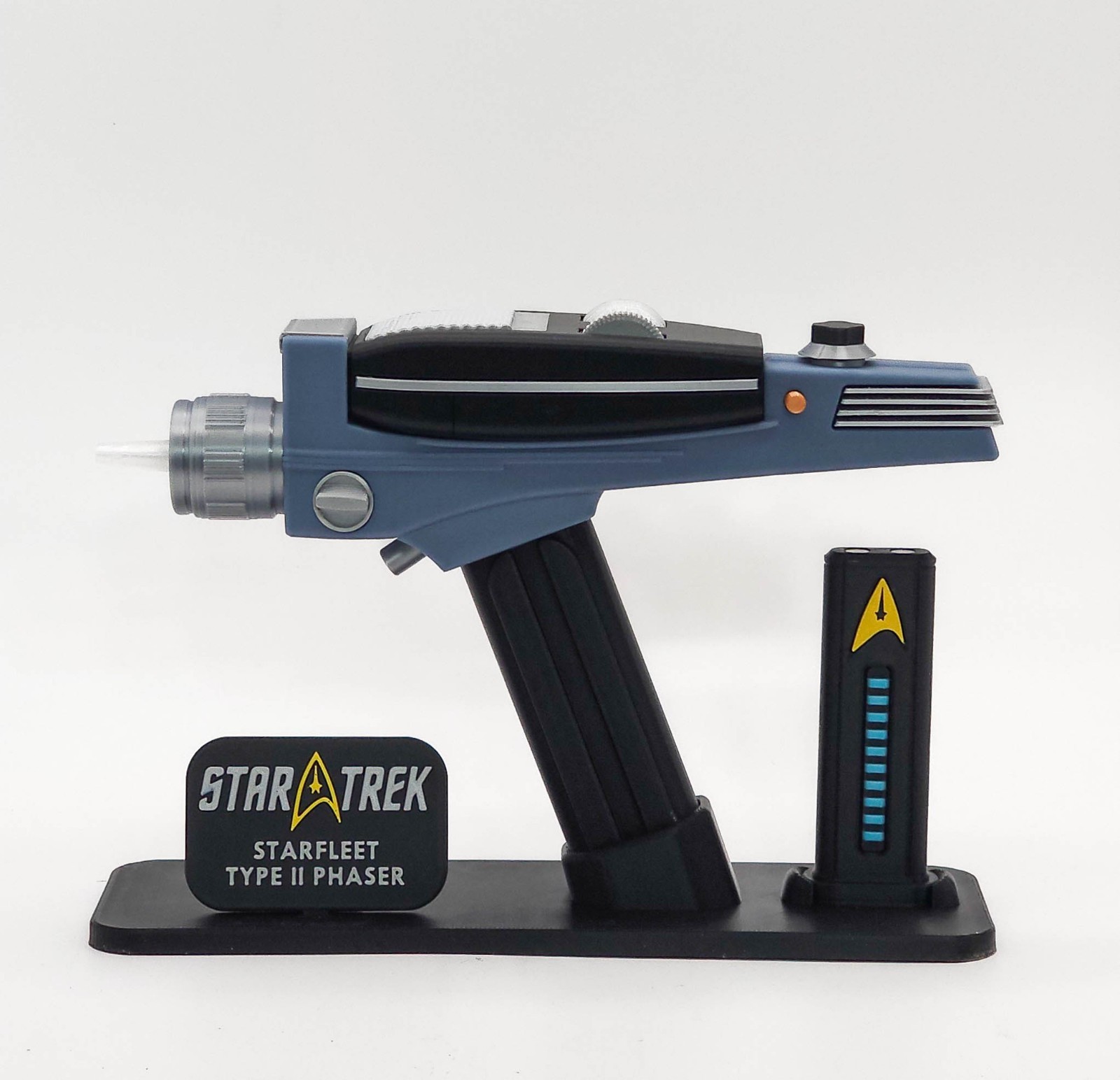 Star Trek TOS Type 2 Phaser Replica Captain Kirk Hand Prop 3D Printed w/ Stand