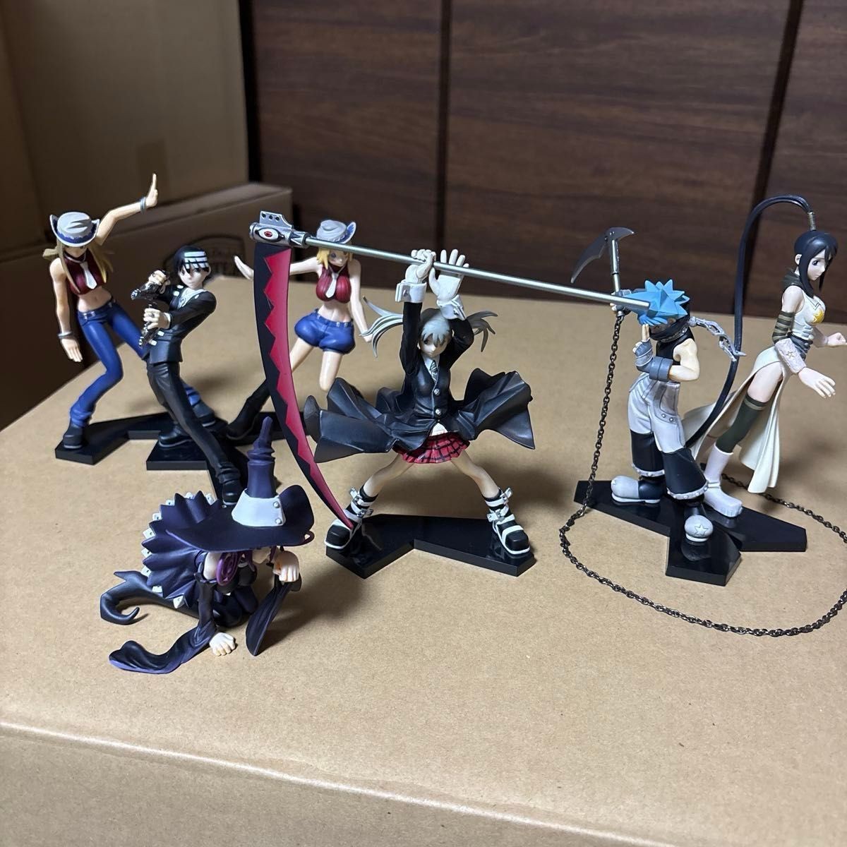 Square Enix Soul Eater Trading Arts Figure 7-Piece Set Vol.1 & Vol.2 Mixed Lot