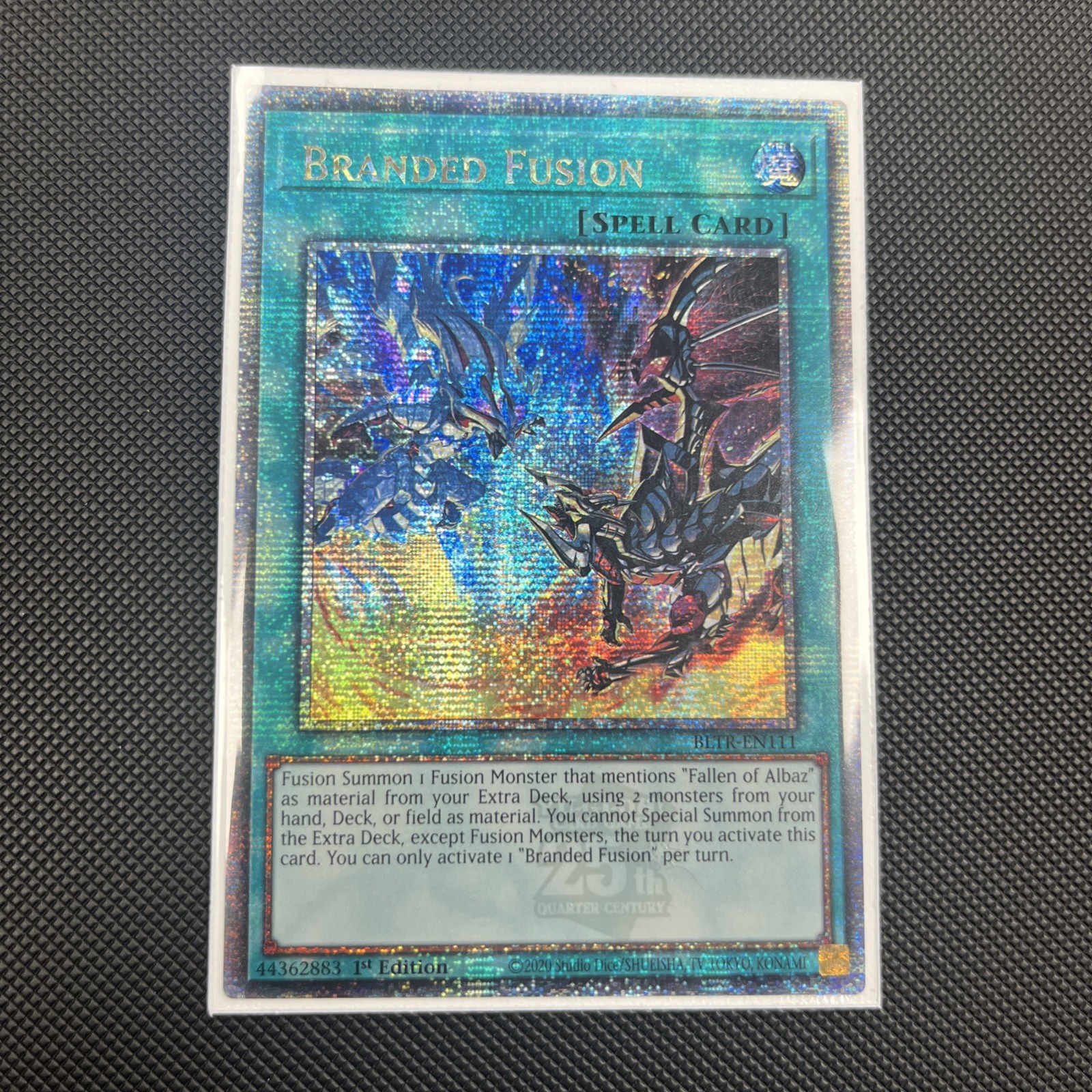 Branded Fusion BLTR-EN111 Quarter Century Secret Rare 1st Edition