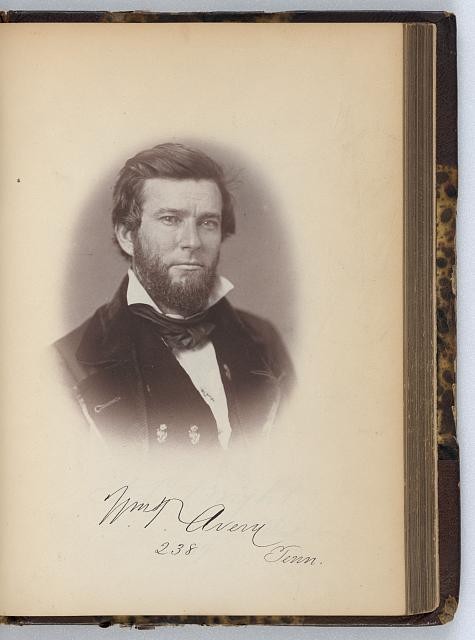 Photo:William T Avery Tennessee 1859 35th Congress Portrait