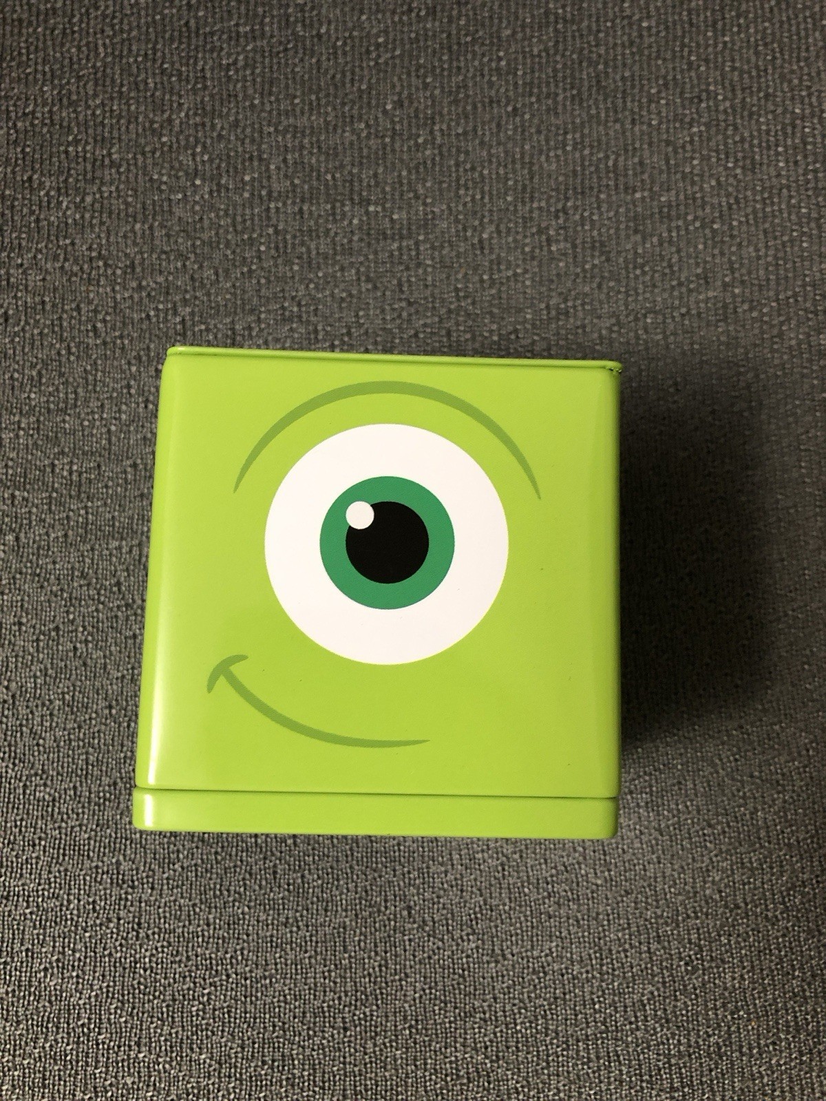 Hallmark Disney MIKE Monsters Inc CUBEEZ 2015 Metal Box 3x3x3 NEW with tags NWT