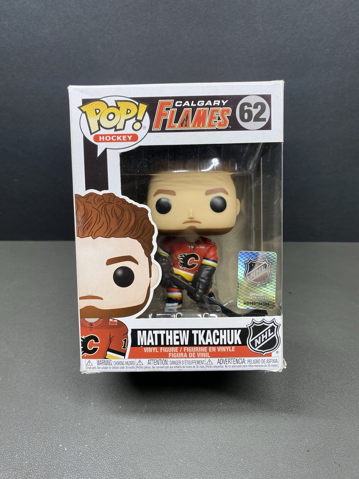 FUNKO POP Hockey Calgary Flames #62 Matthew Tkachuk NHL Official