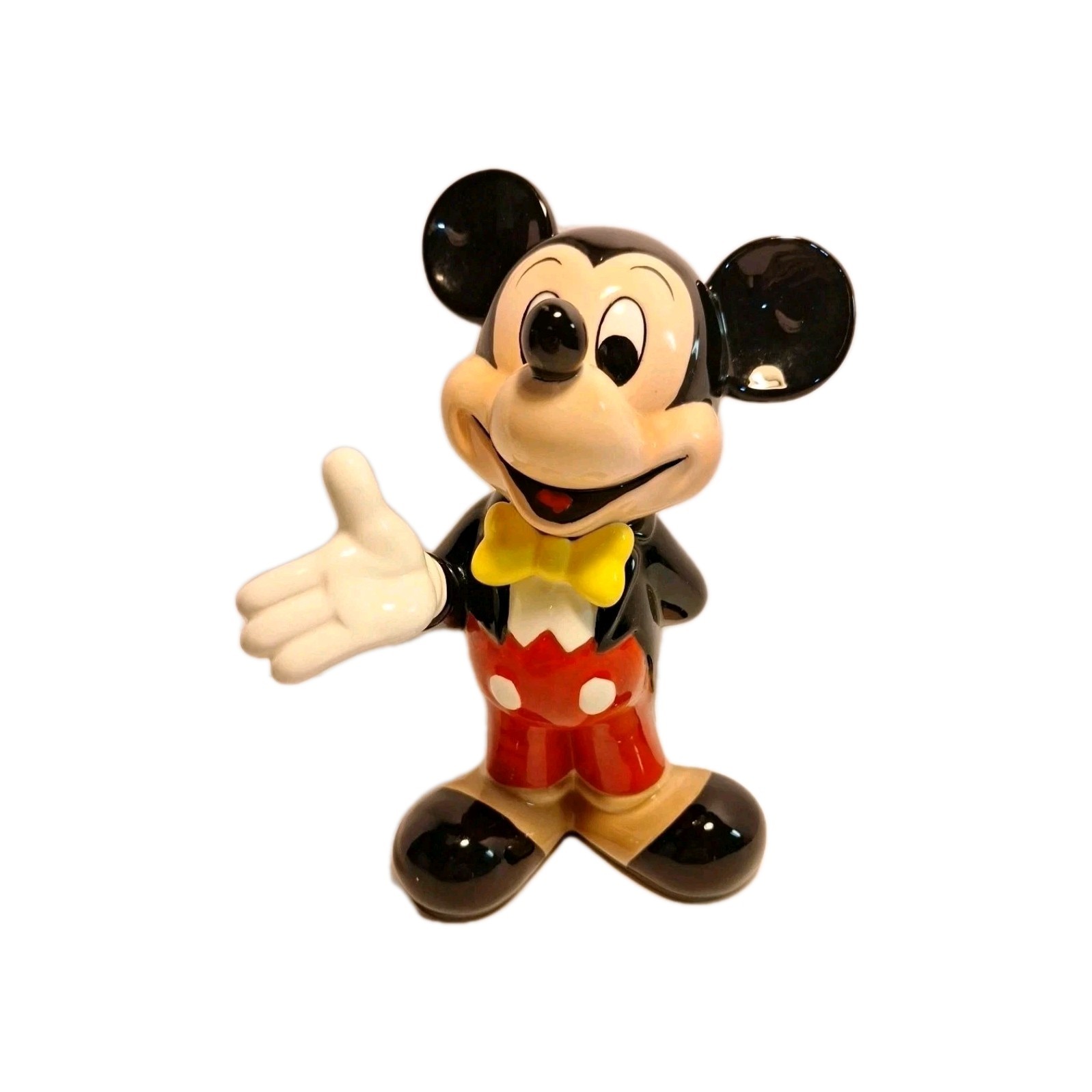 Vintage Disney Mickey Mouse Large Ceramic Collectable Ornament Japan WDW Parks
