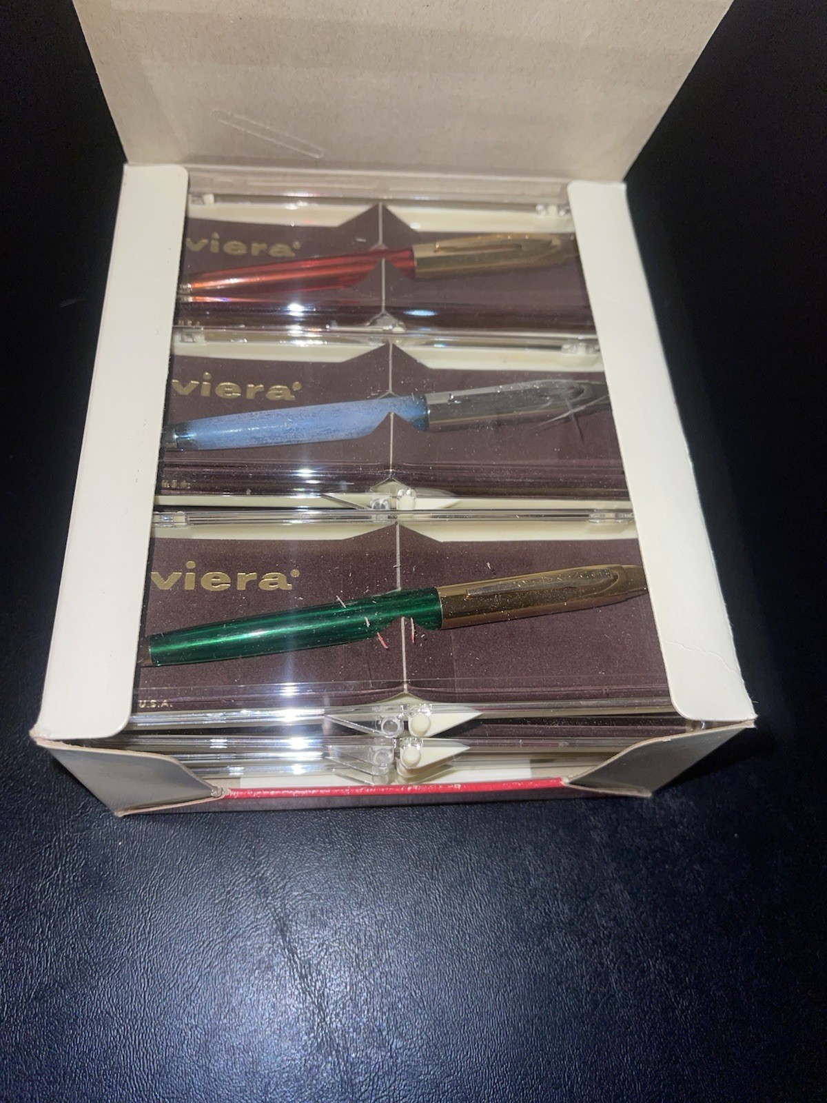 vintage 50’s-60’s Ferber Unimatic  Pen (Nos) Box Of 12 Unique & Rare