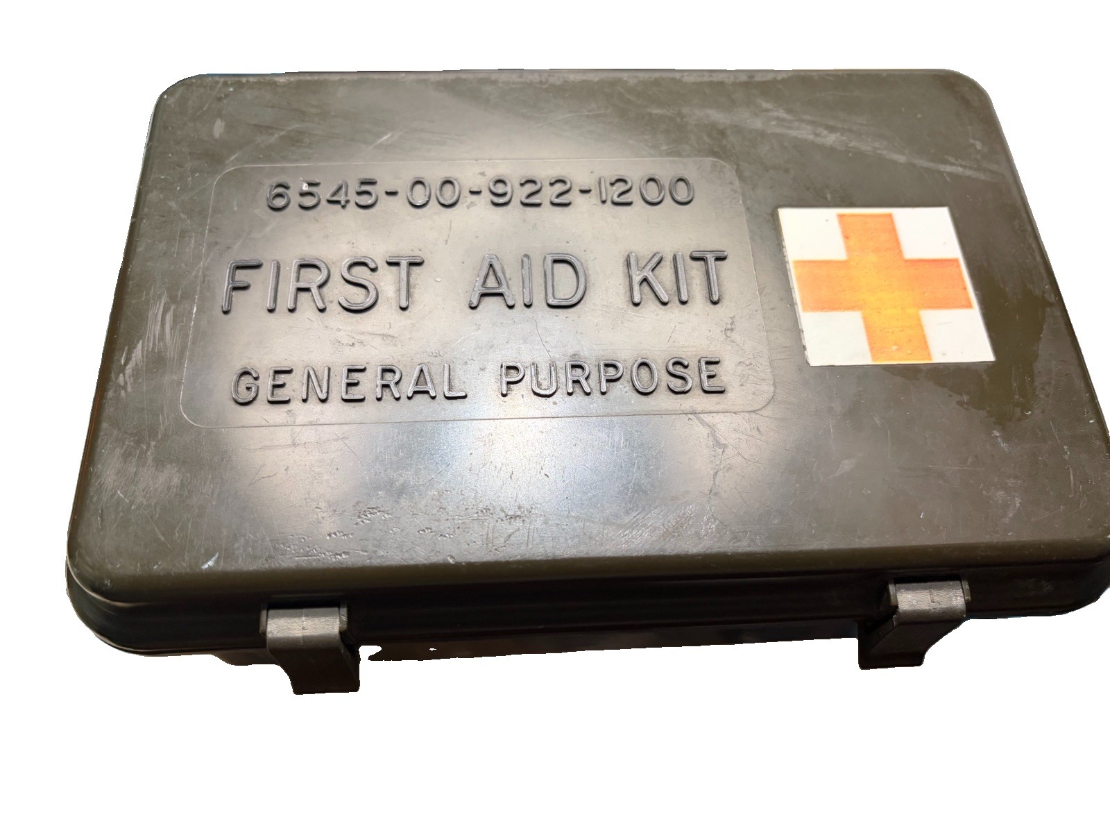 Vintage US Military General Purpose First Aid Kit 6545-00-922-1200 Cold War 1989
