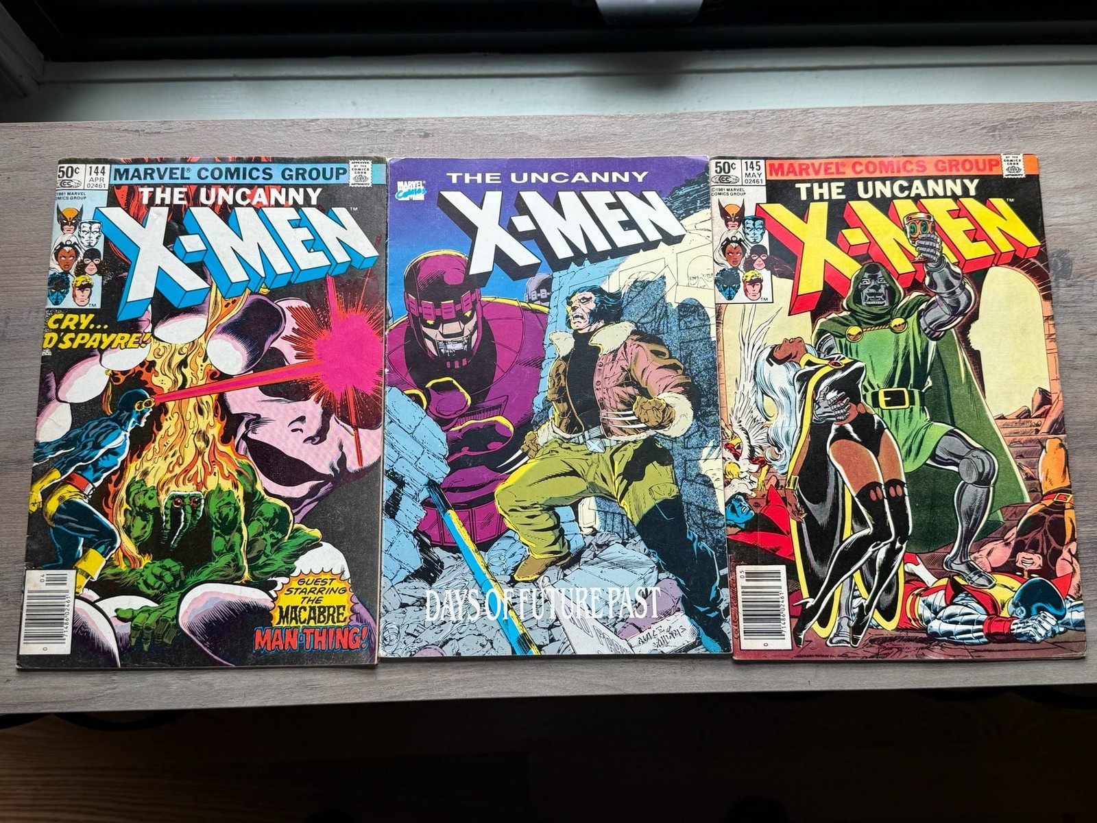 Marvel Comics The Uncanny X-Men Comic Book Lot Issues 141-145