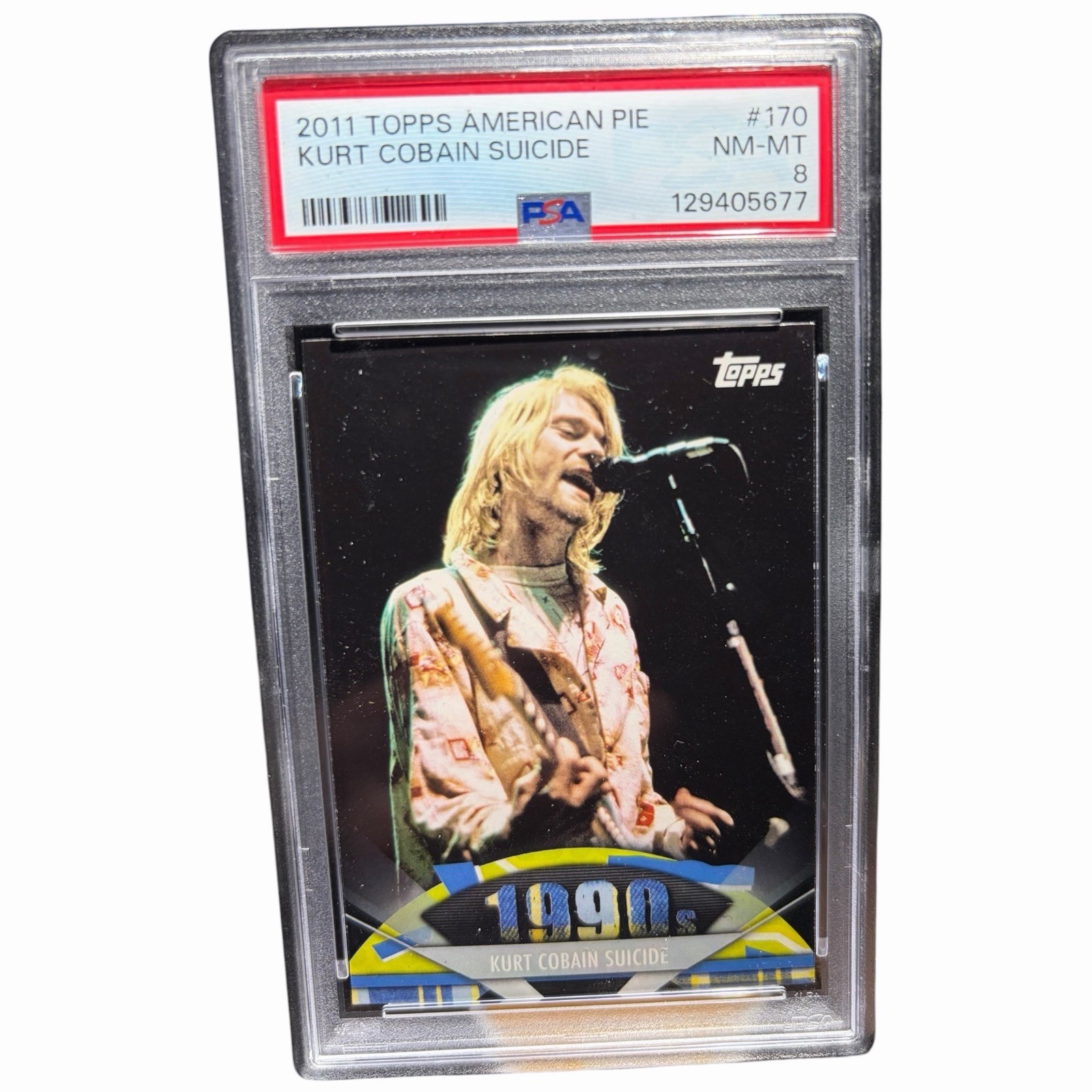 2011 Topps American Pie Kurt Cobain Suicide