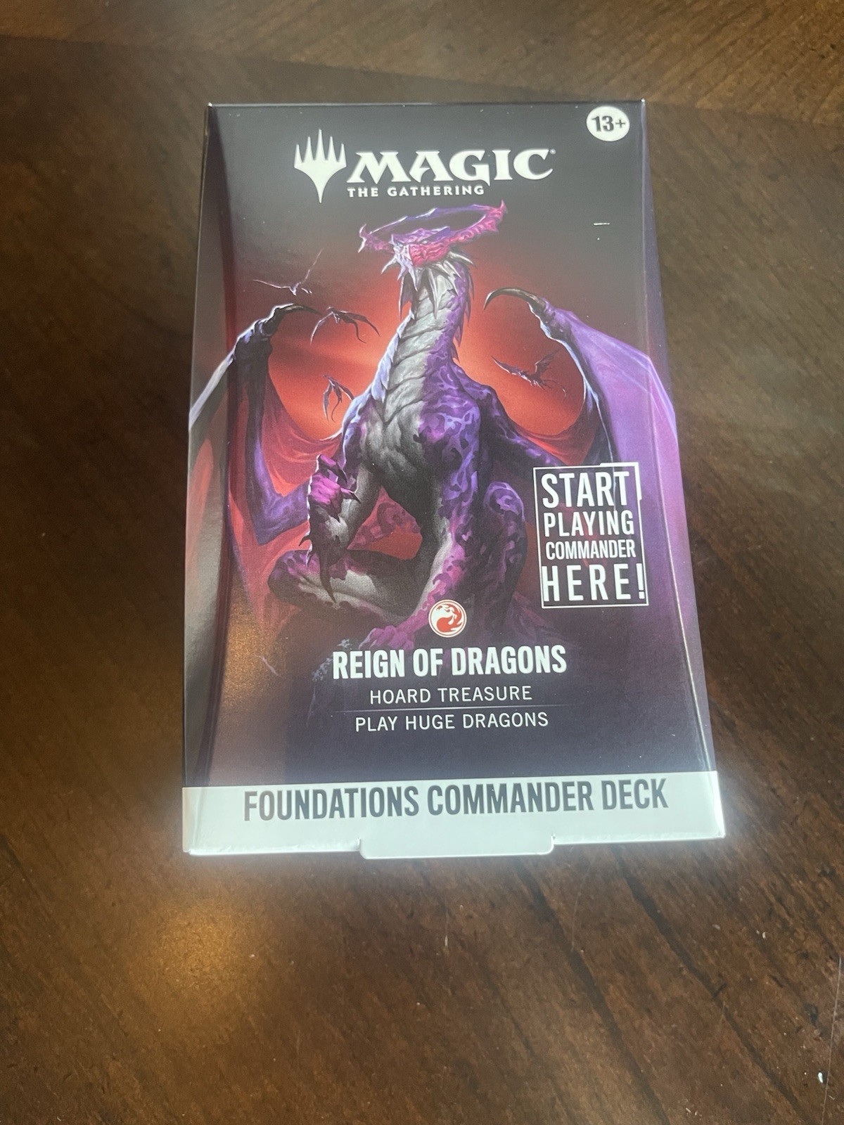 Magic The Gathering Foundations Commander Deck Reign of Dragons MTG