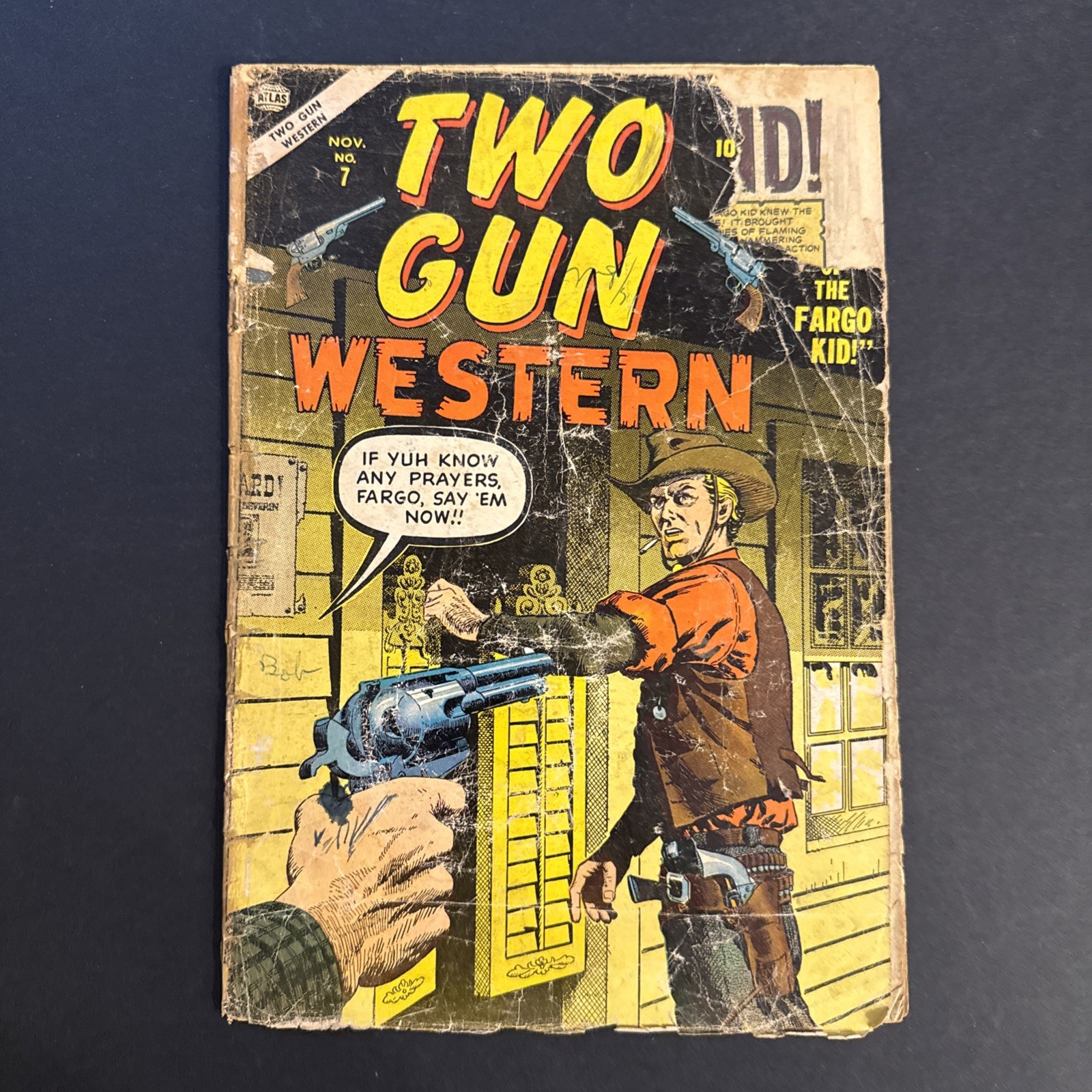 Two Gun Western #7 (Marvel Comics November 1956) Low Grade
