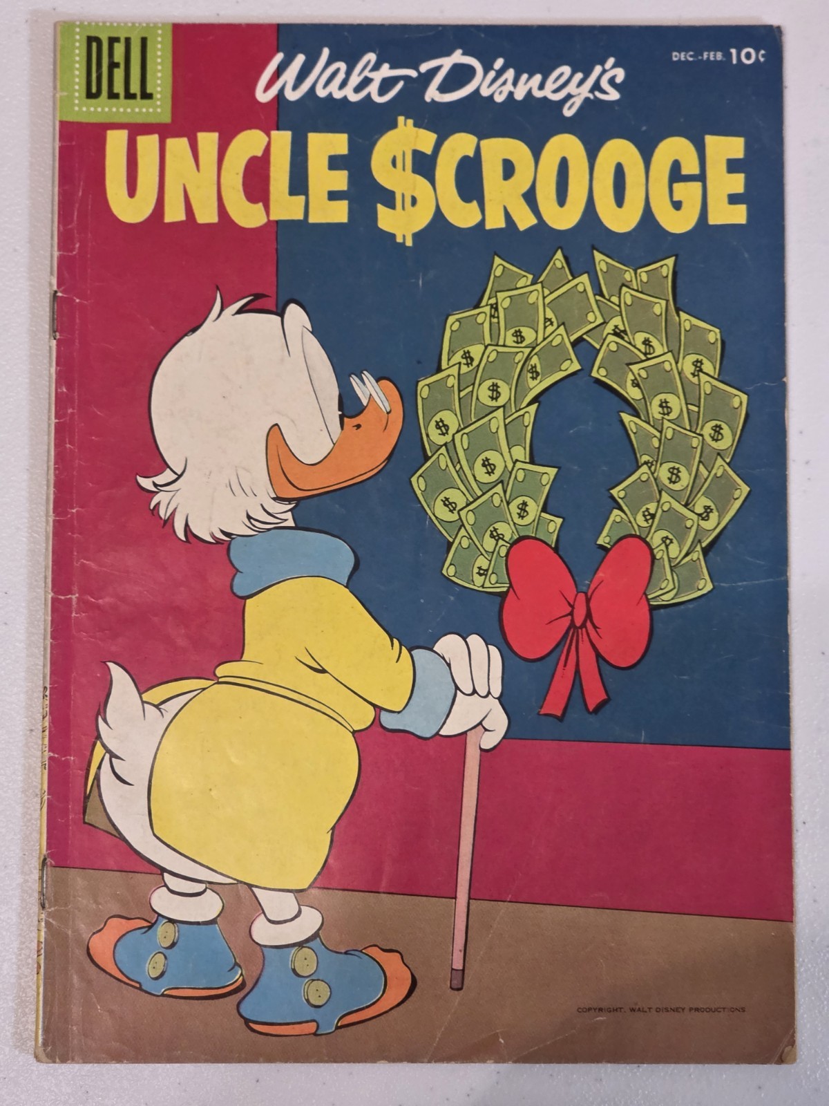 Uncle Scrooge #16 VG Early In Series Disney 1956 Carl Barks Silver Age Beauty 
