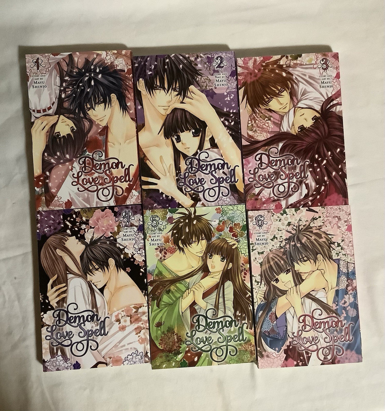Demon Love Spell Volume 1-6 Mayu Shinjo English Manga Complete Series VG+