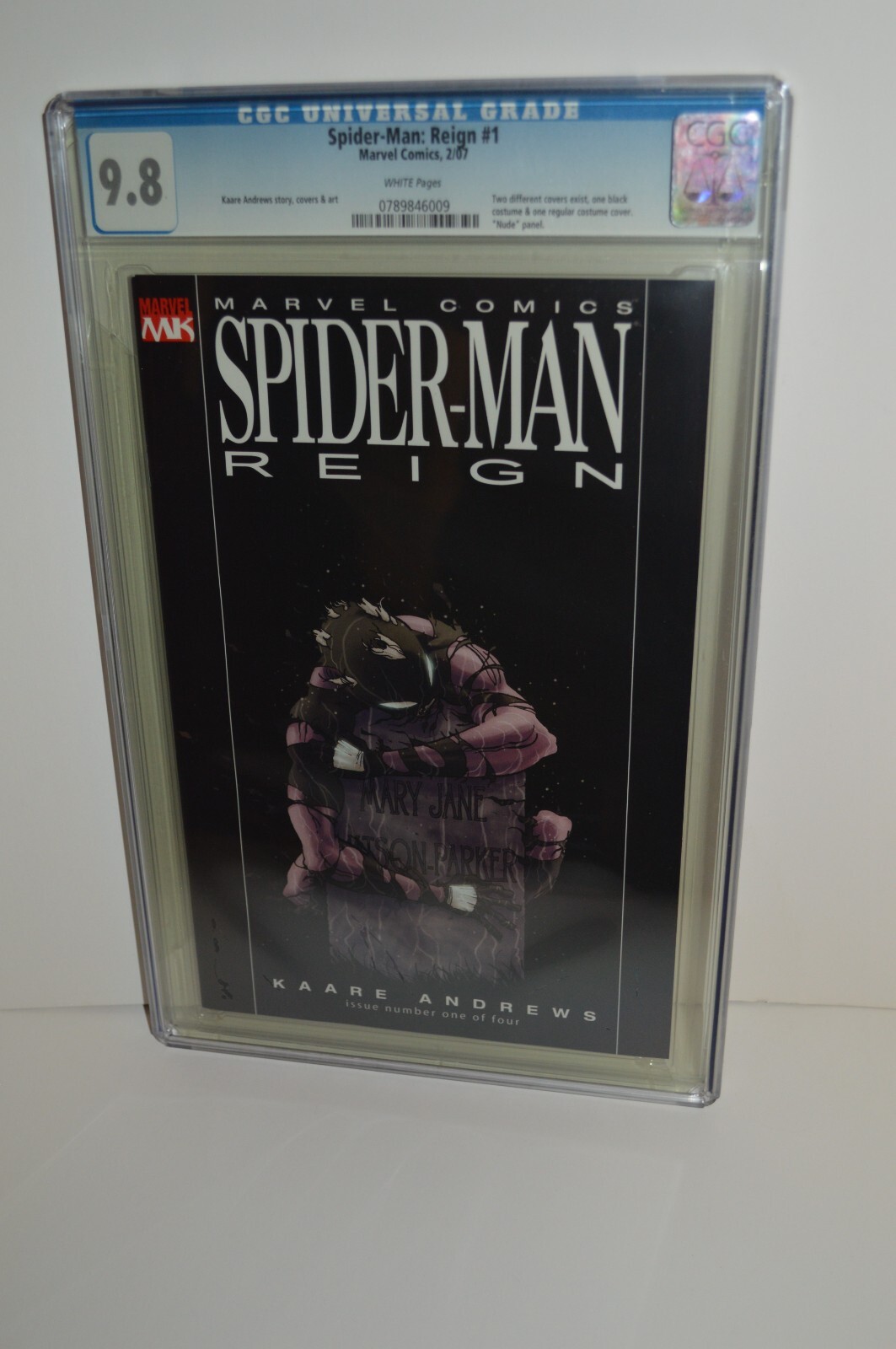 Spider-Man: Reign #1 CGC 9.8 Recalled Black Costume Variant Marvel 2006
