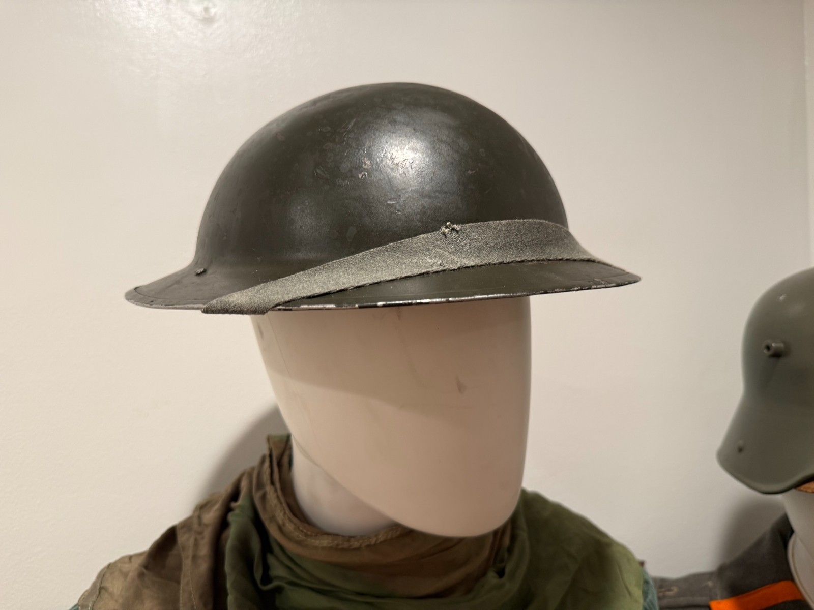 Original WW2 Helmet British Army Mk2 Brodie - Make Offer