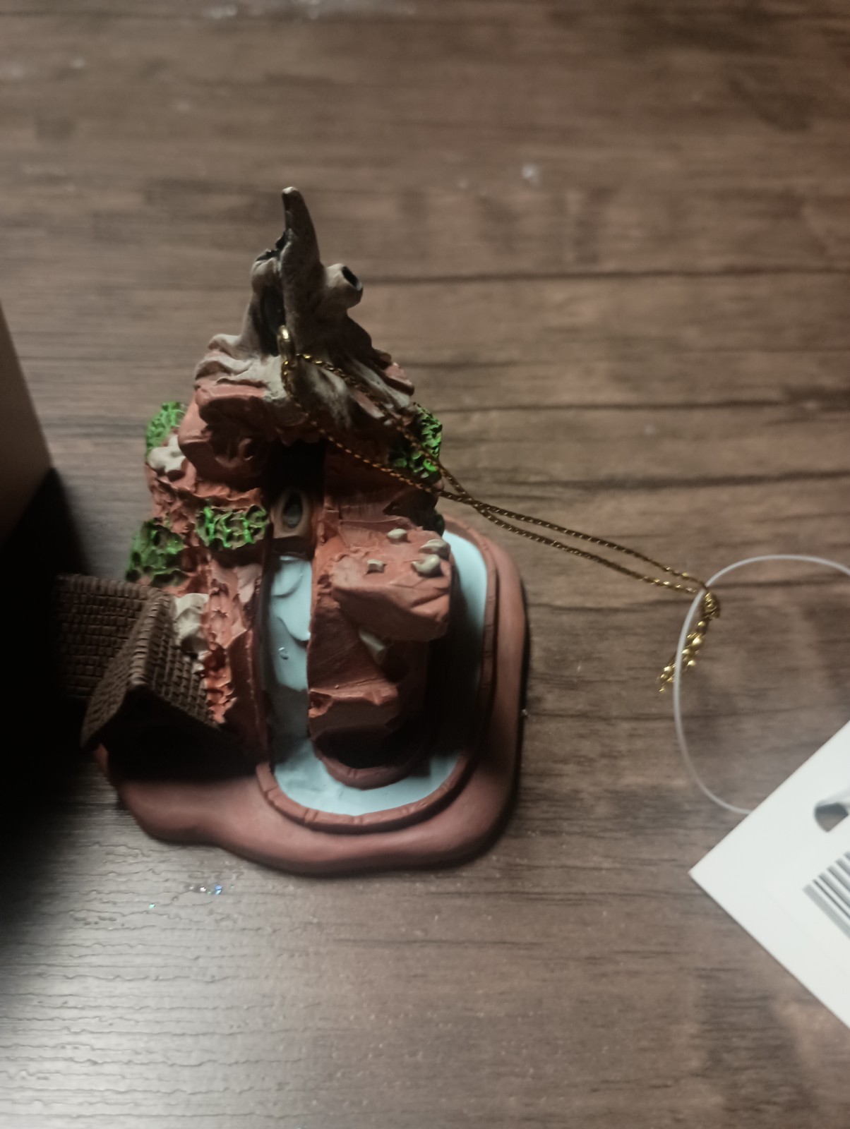 HTF 1999 Disneyland Ride Attractions #4 SPLASH MOUNTAIN Christmas Ornament TAGS