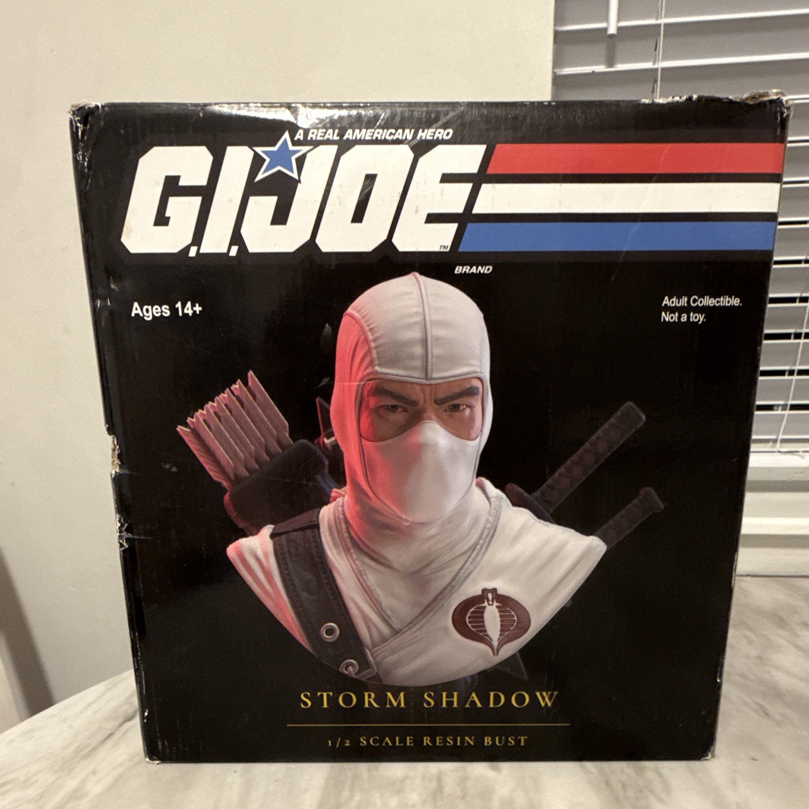 Legends in 3-Dimensions G.I. Joe Storm Shadow 1/2 Scale Resin Bust Painted