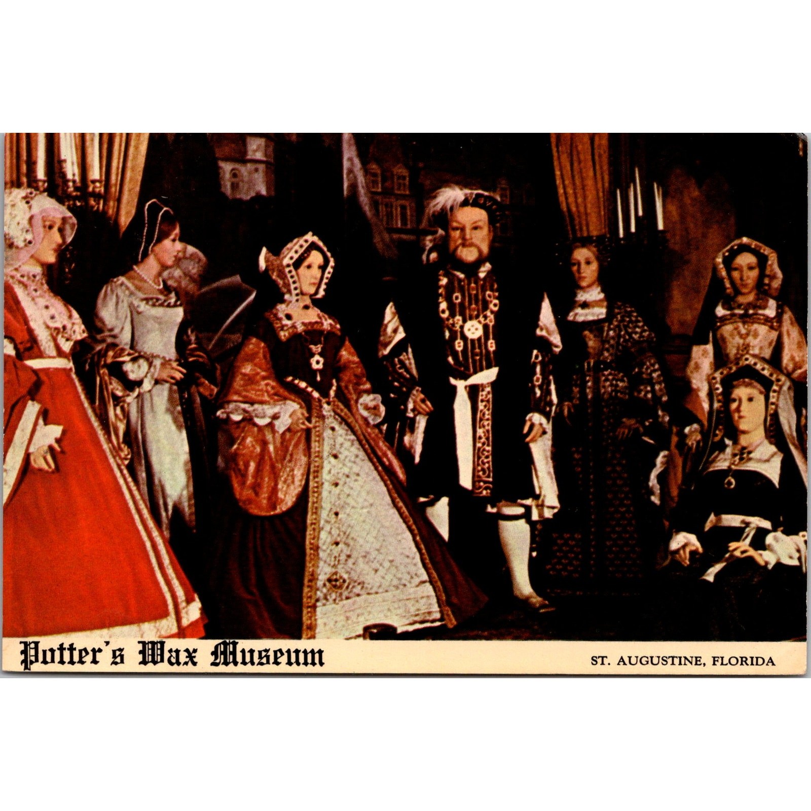 Potter\'s Wax Museum St Augustine FL Vintage Postcard SPJ29