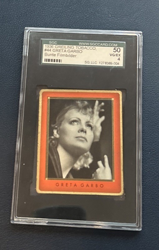 1936 Cigaretten Bilderdienst Bunte Filmbilder Series 1 Tobacco Greta Garbo SGC 4