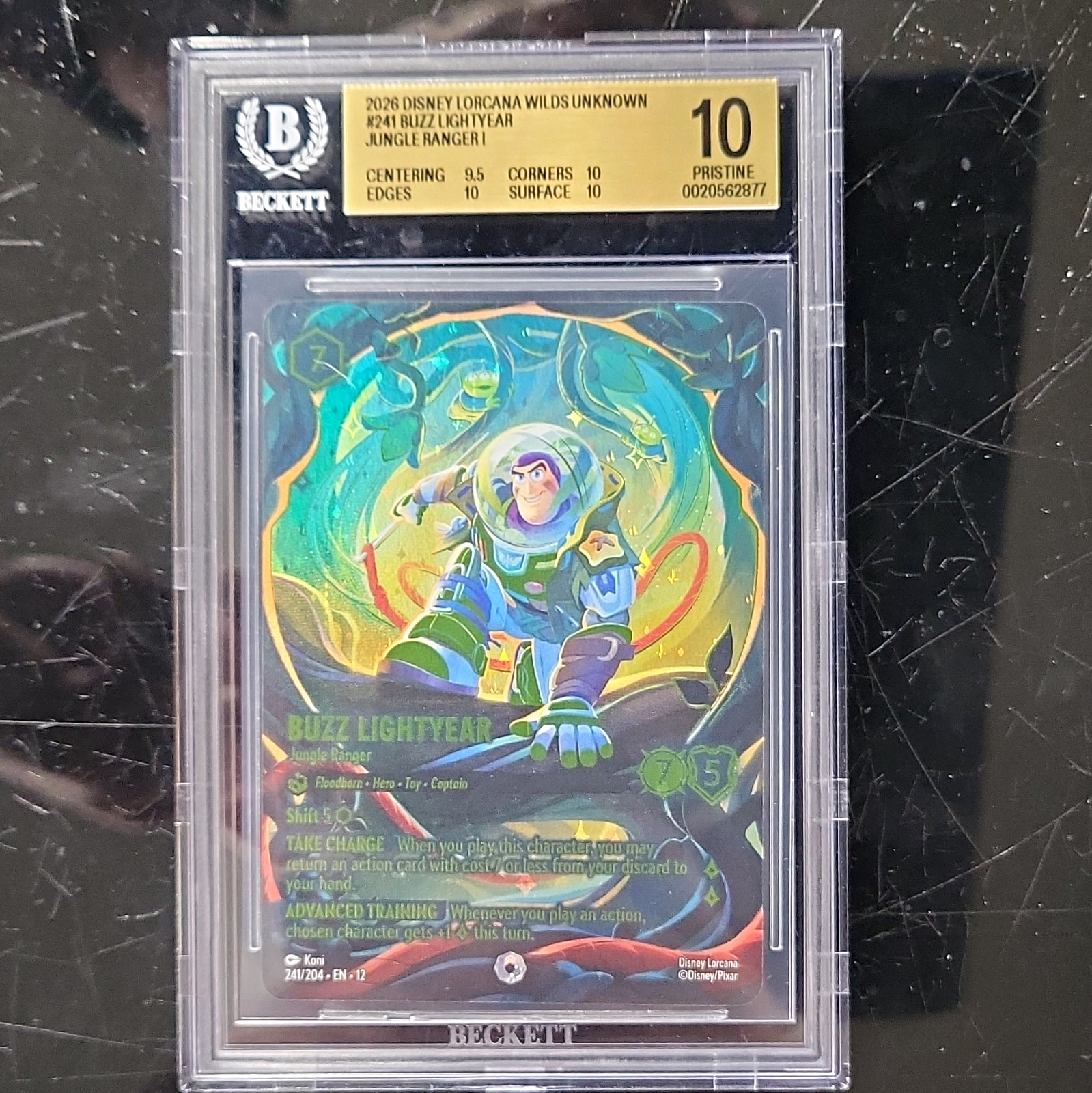 Disney Lorcana Wilds Unknown 2026 Buzz Lightyear #241/204 English BGS 10
