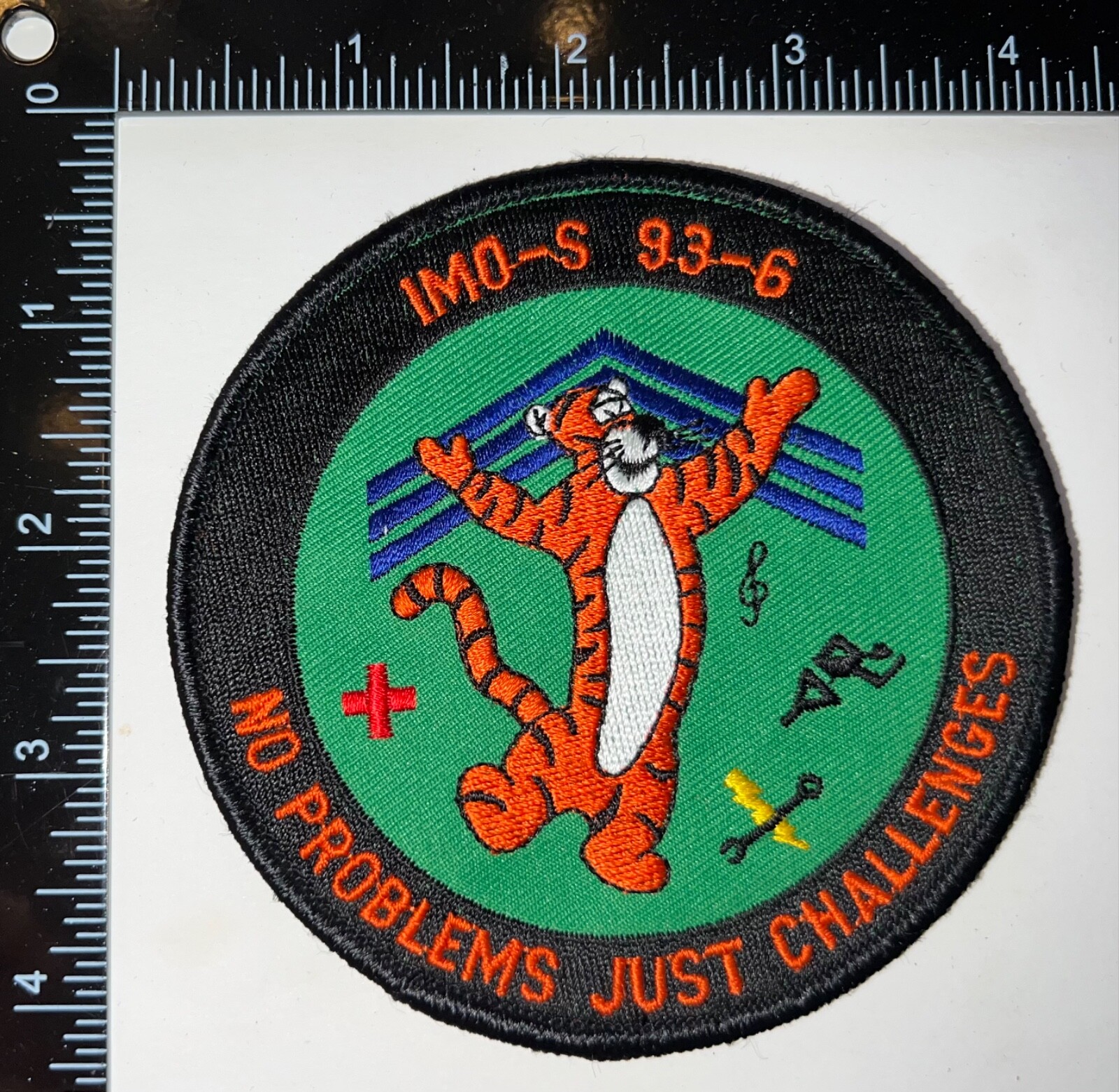 USAF US Air Force IMO-S 93-6 No Problems Just Challenges Patch
