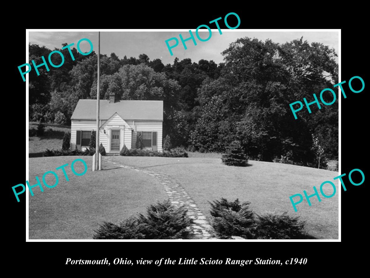 Portsmouth Ohio View Of The Ranger Station c1940 Old Large Historic Photo
