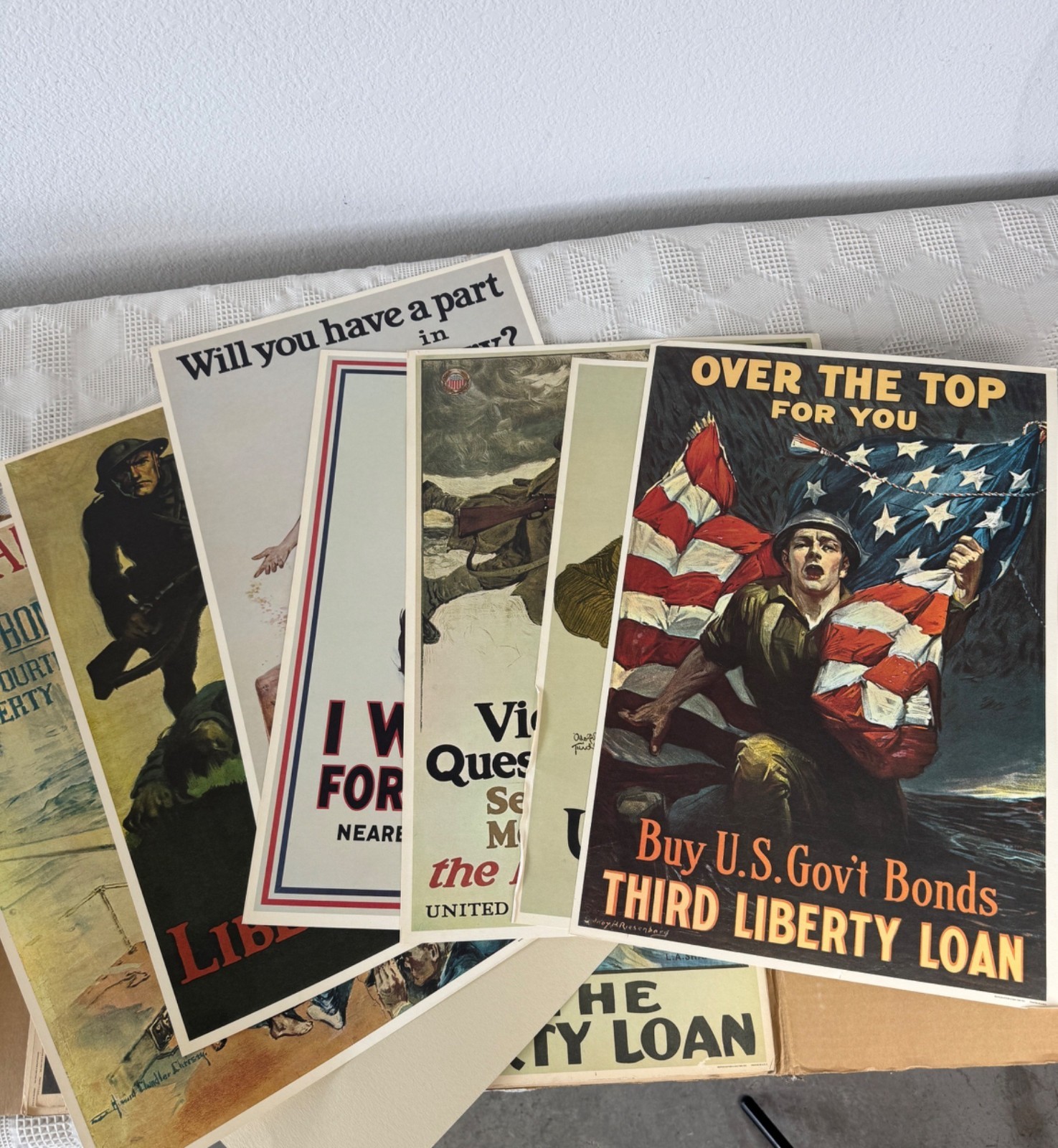 World War Poster Portfolio by LIFE Editors 8 Reprints U S Americana prints 1964