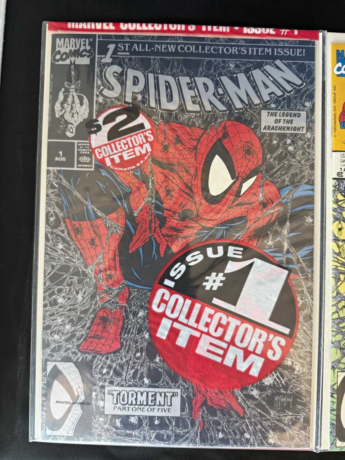 Marvel Comics Spider-Man #1-17 Comic Book Lot Torment Todd McFarlane (1990)