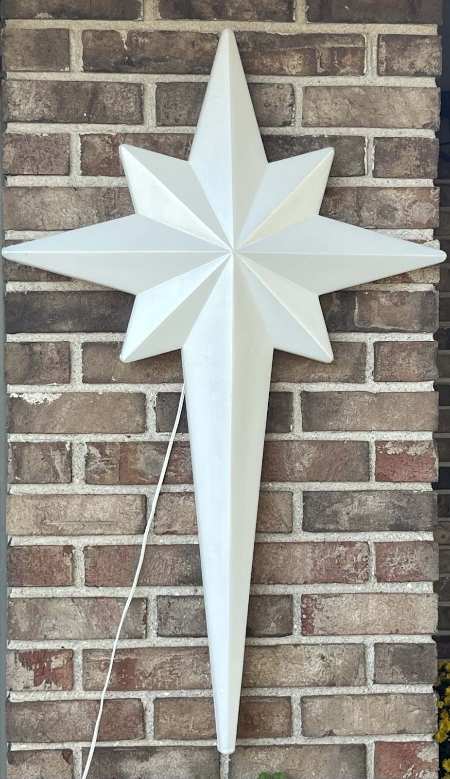 Vintage Huge XXL Sized Nativity Star Blow Mold 39” X 24” With  Light cord