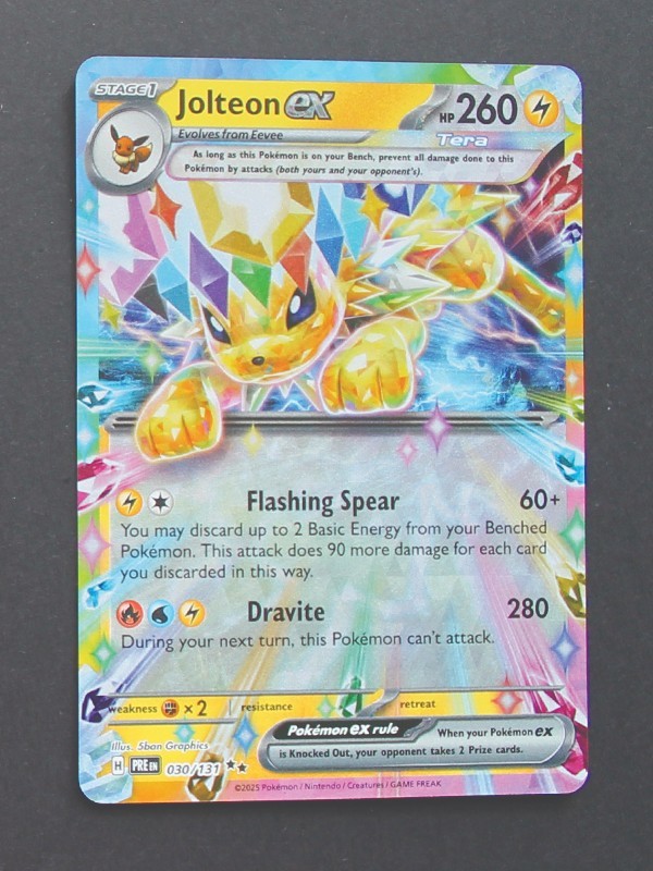 Jolteon ex - 030/131 - Prismatic Evolutions Pokemon TCG - NM