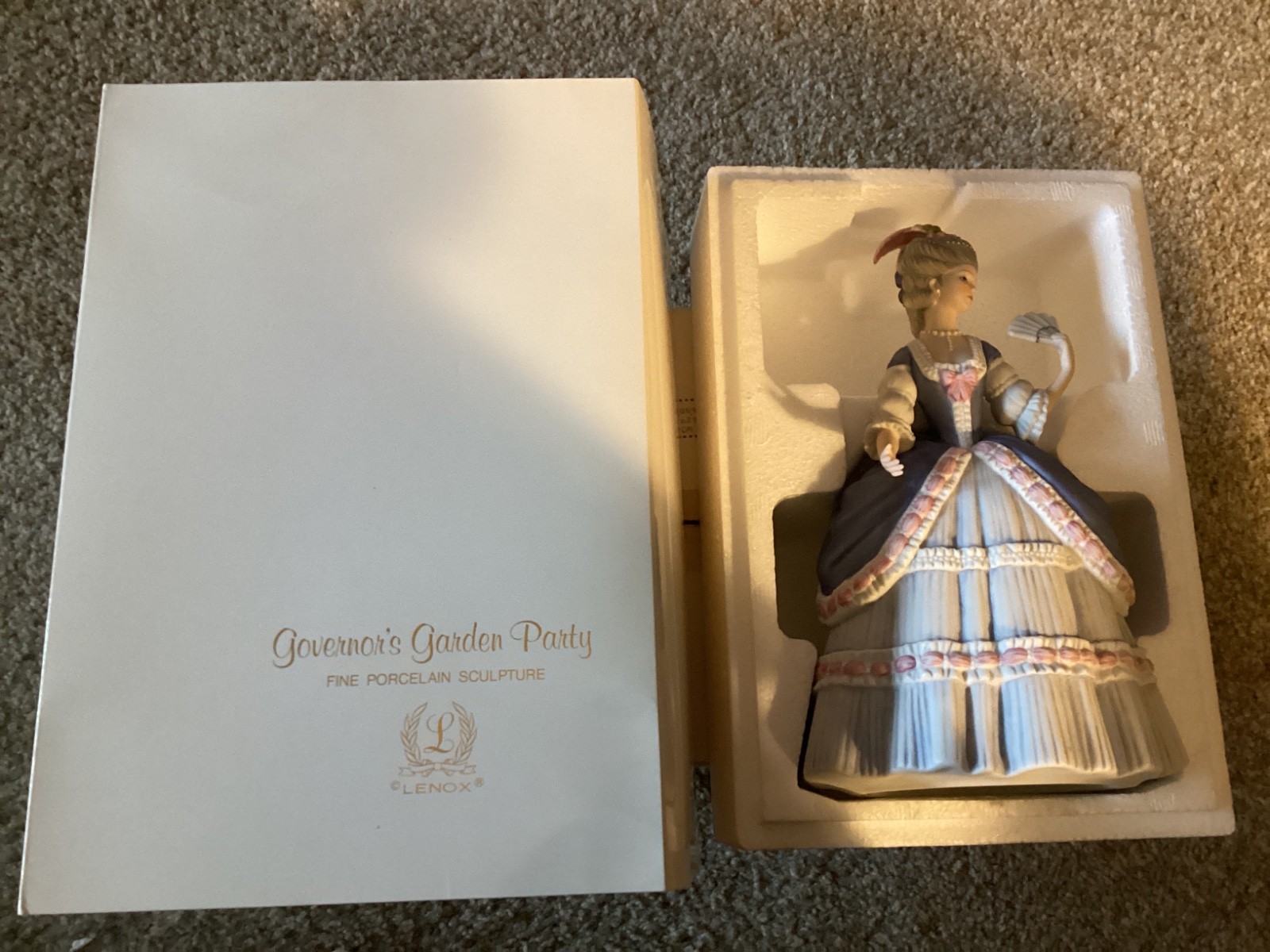 LENOX American Fashion Figurine The Governor’s Garden Party Porcelain Figurine