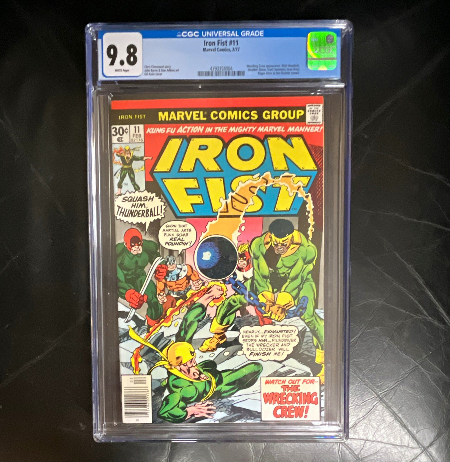 Marvel Iron Fist #11 (1977) CGC 9.8 White Pages Bronze Age Comic Book