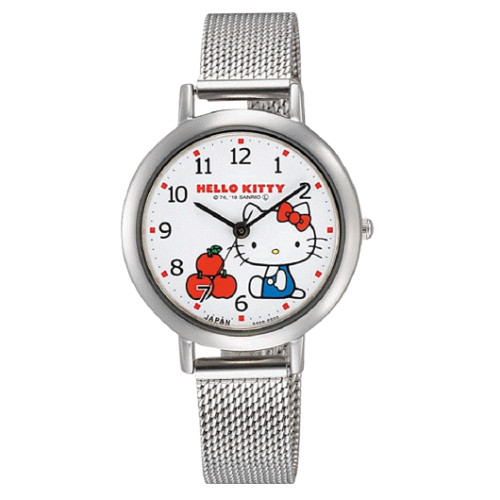 Citizen Q&Q Watch Analog Hello Kitty Waterproof Metal 0031N204 Women From Japan