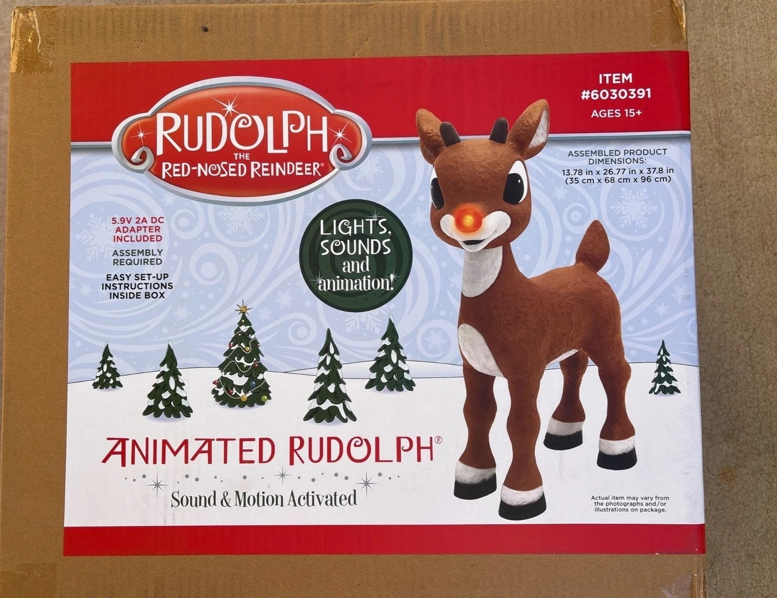 🎄Rudolph the Red-Nosed Reindeer 3.1-ft Animatronic❄️ Fast Shipping 🎄Rudolph the Red-Nosed Reindeer 3.1-ft Animatronic❄️ Fast Shipping