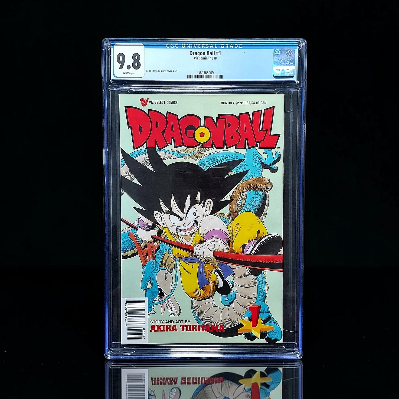 1998 Dragon Ball 1st Print Son Goku & Shenron Viz Comic Manga #1 - CGC 9.8