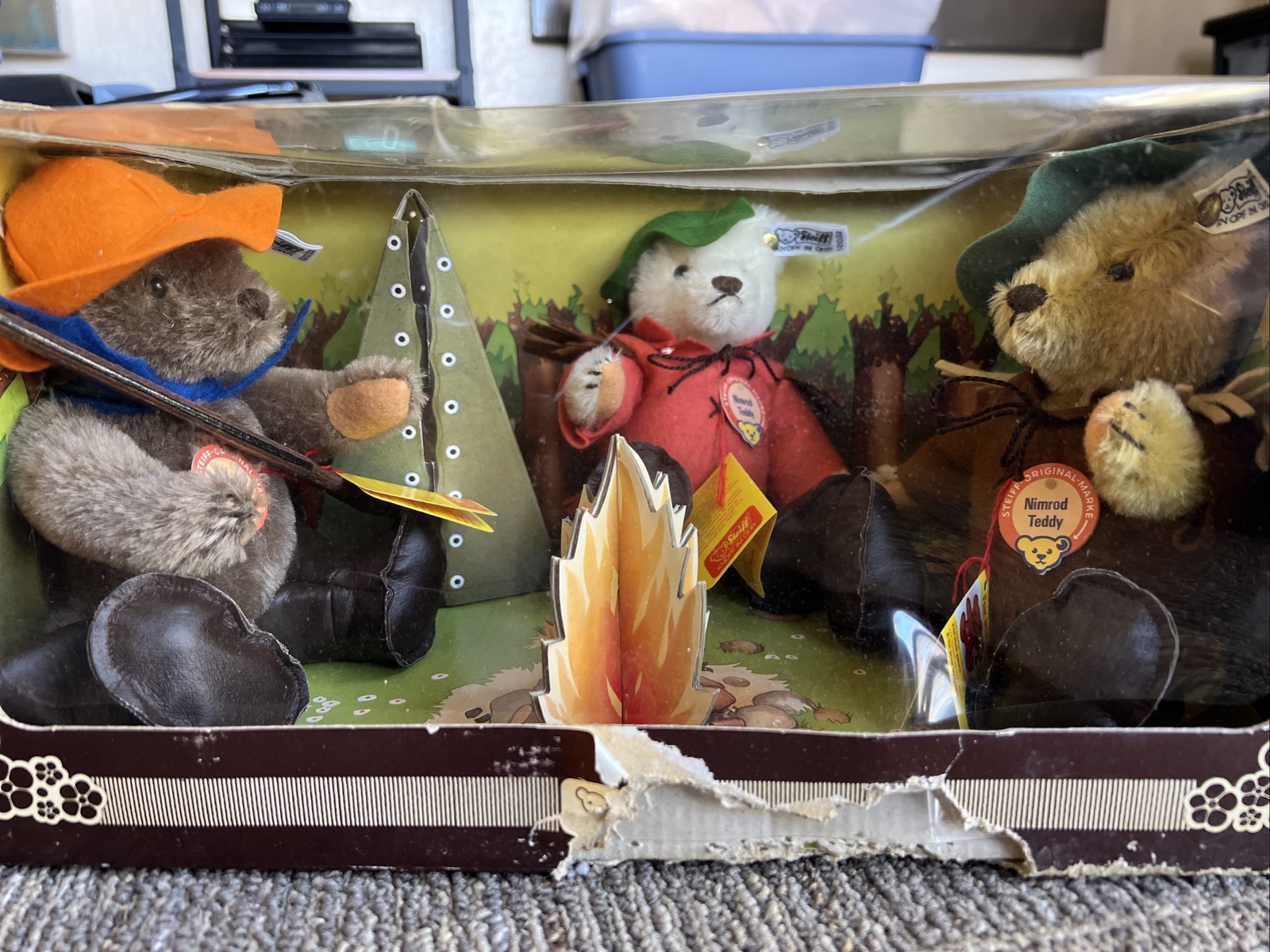 Steiff 1982 Campfire Limited Edition Set